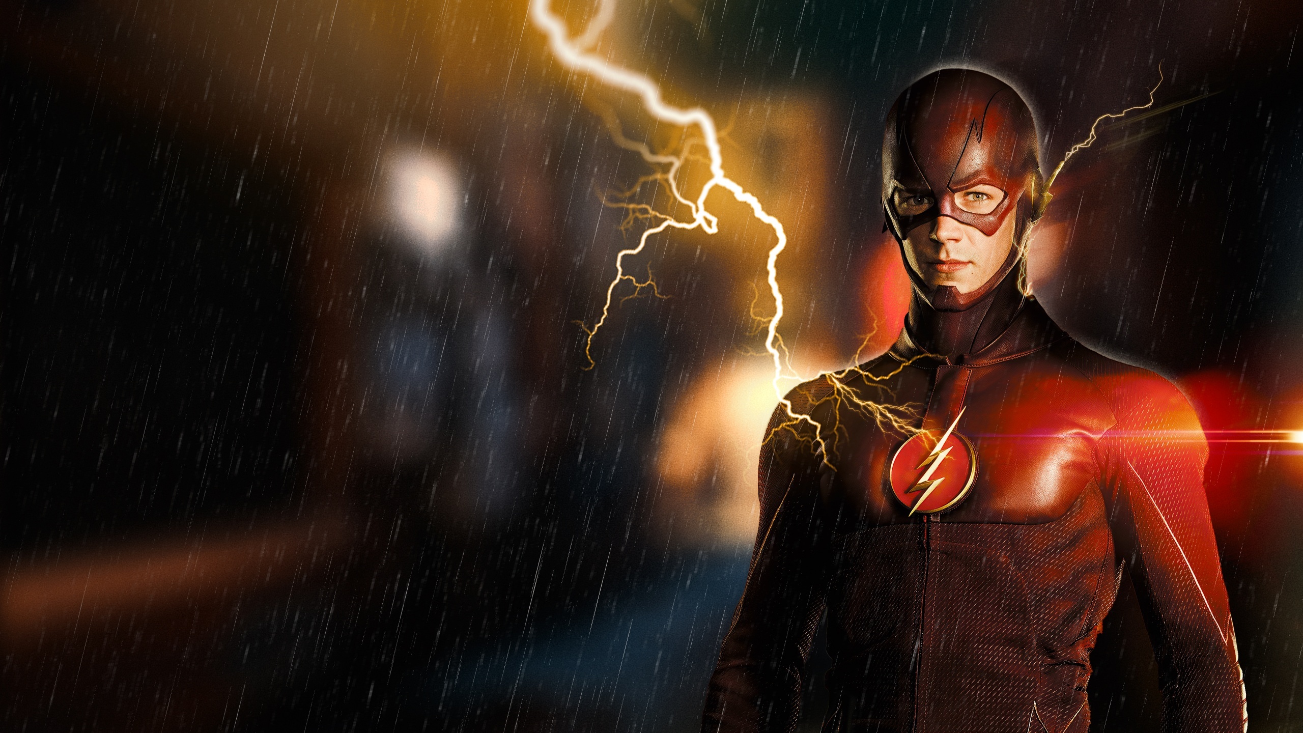 The Flash Wallpaper 4K, Grant Gustin, DC Comics, DC Superheroes, Movies, #5974 2560x1440