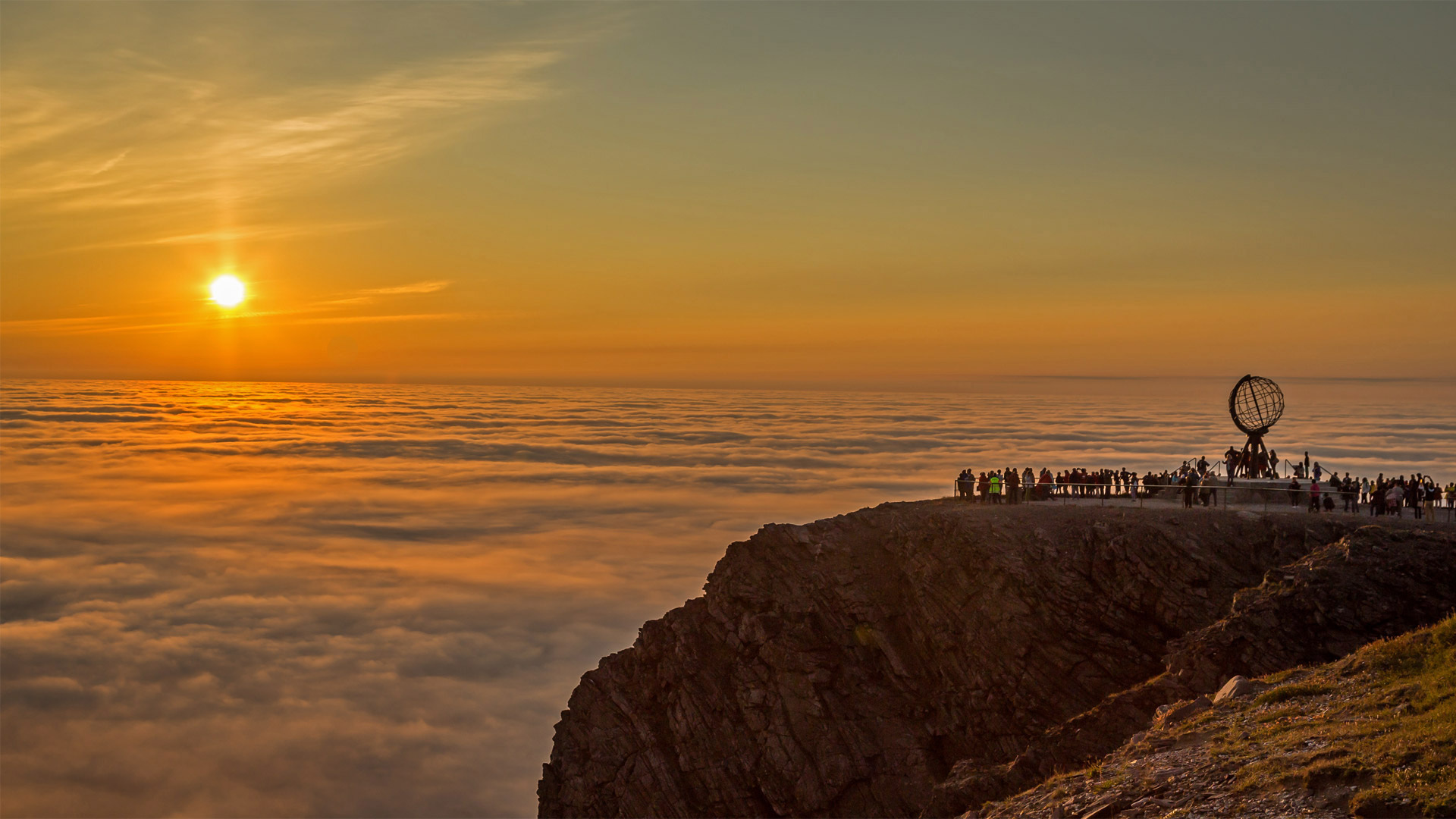 North Cape Norway, midnight sun, Bing gallery, stunning, 1920x1080 Full HD Desktop