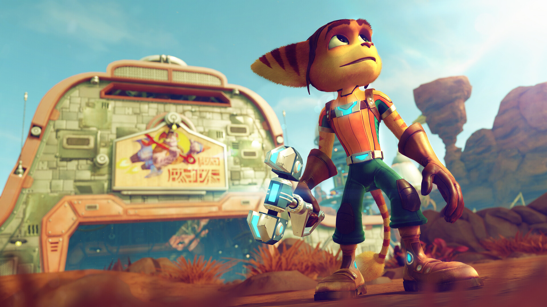 Ratchet and Clank, Dual resolution modes, Next-gen graphics, Immersive experience, 1920x1080 Full HD Desktop