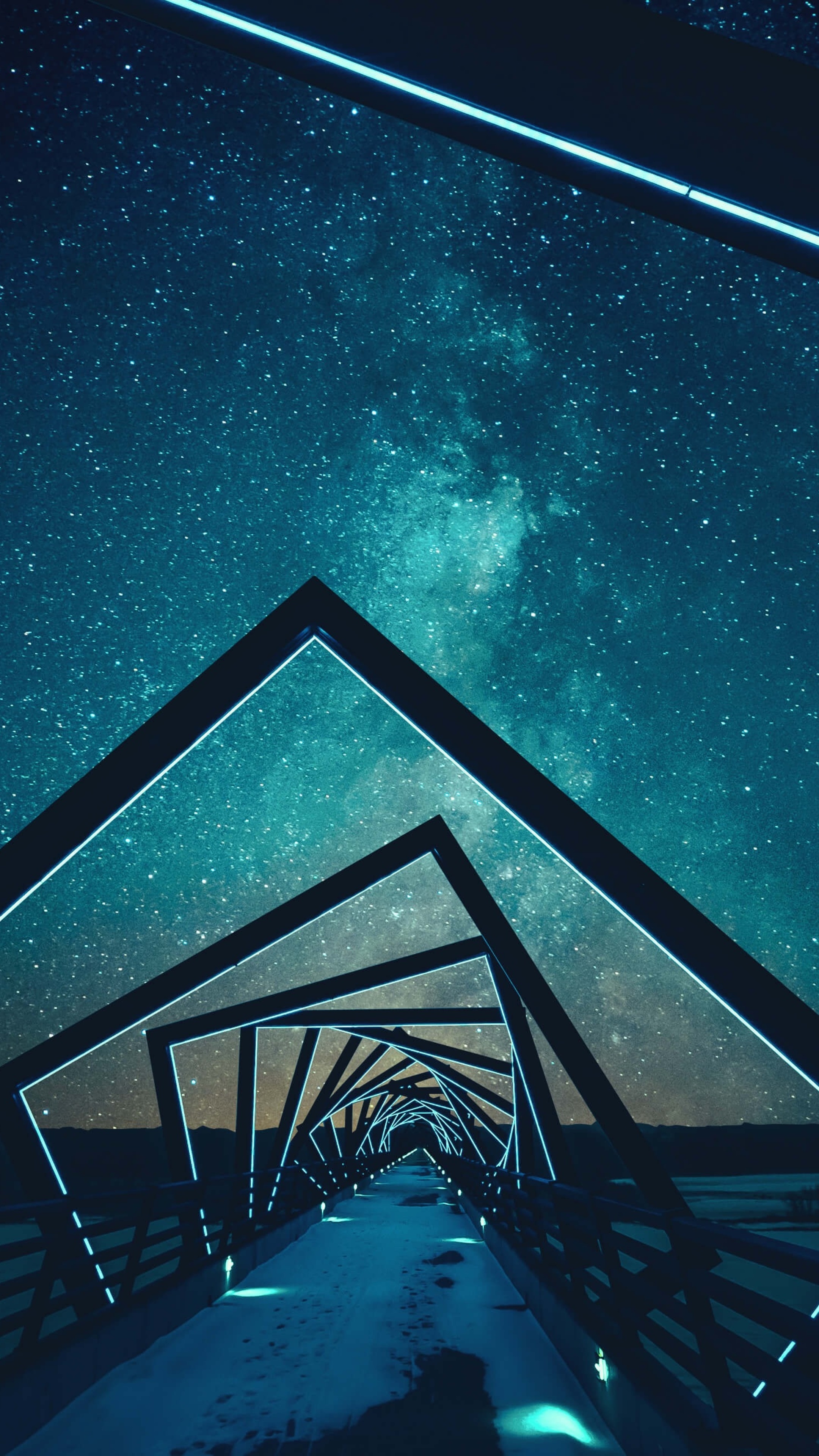 Abstract bridge wallpapers, Unique visuals, 2160x3840 4K Phone