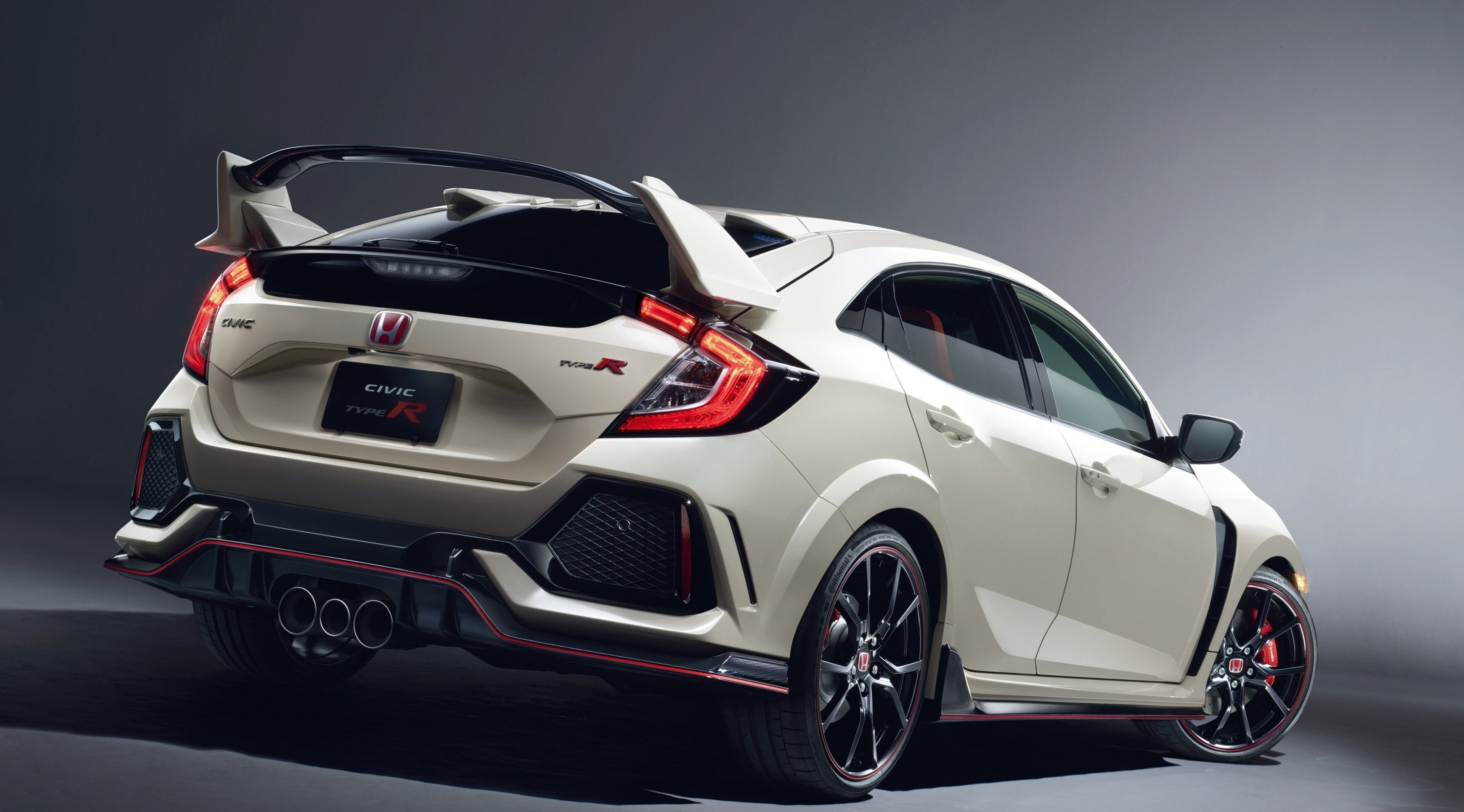 Type R Back View, Honda Civic Wallpaper, 3840x2130 HD Desktop