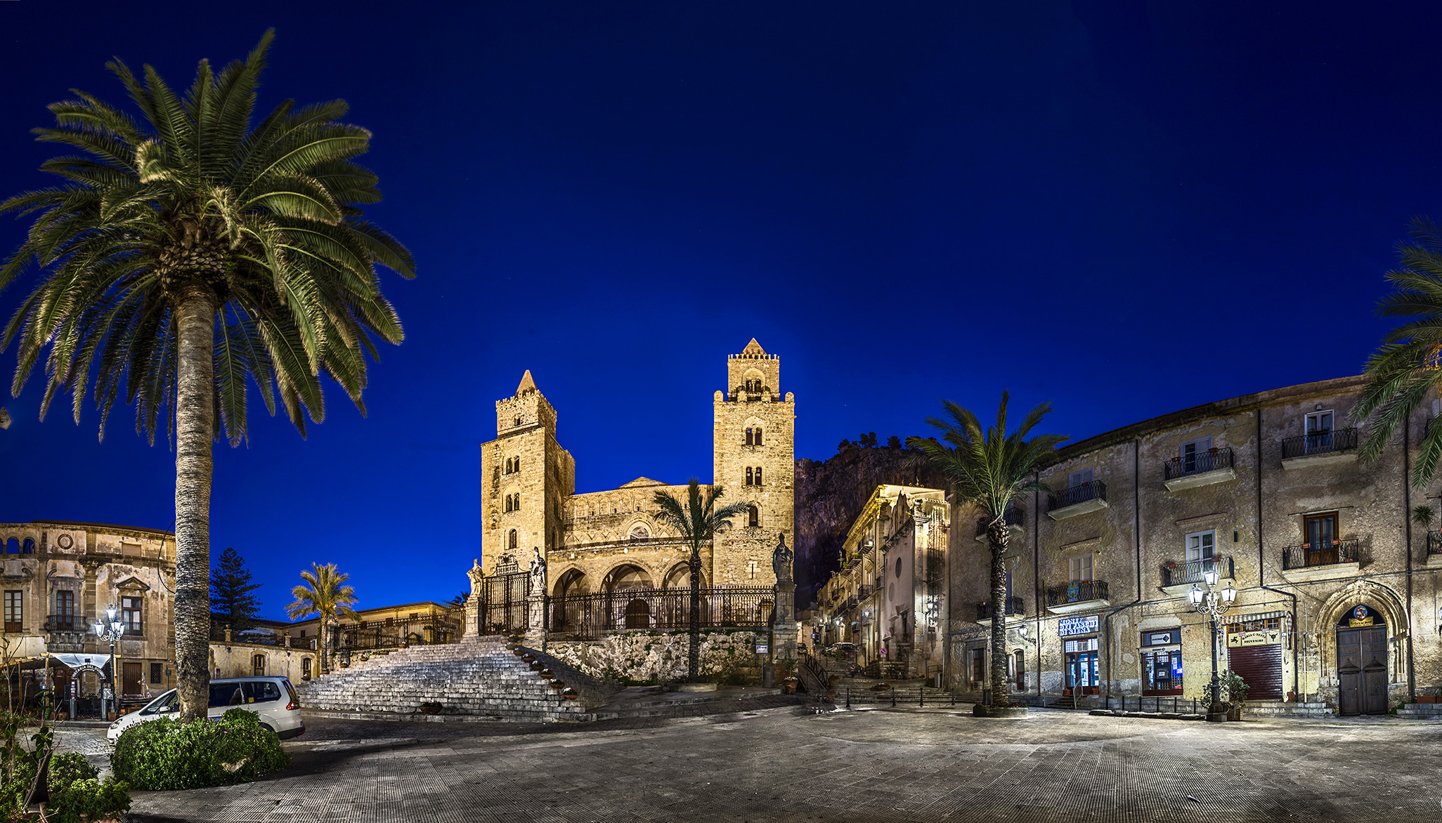 Cefalu, Autonome Region, Sizilien, Italien, 2060x1180 HD Desktop