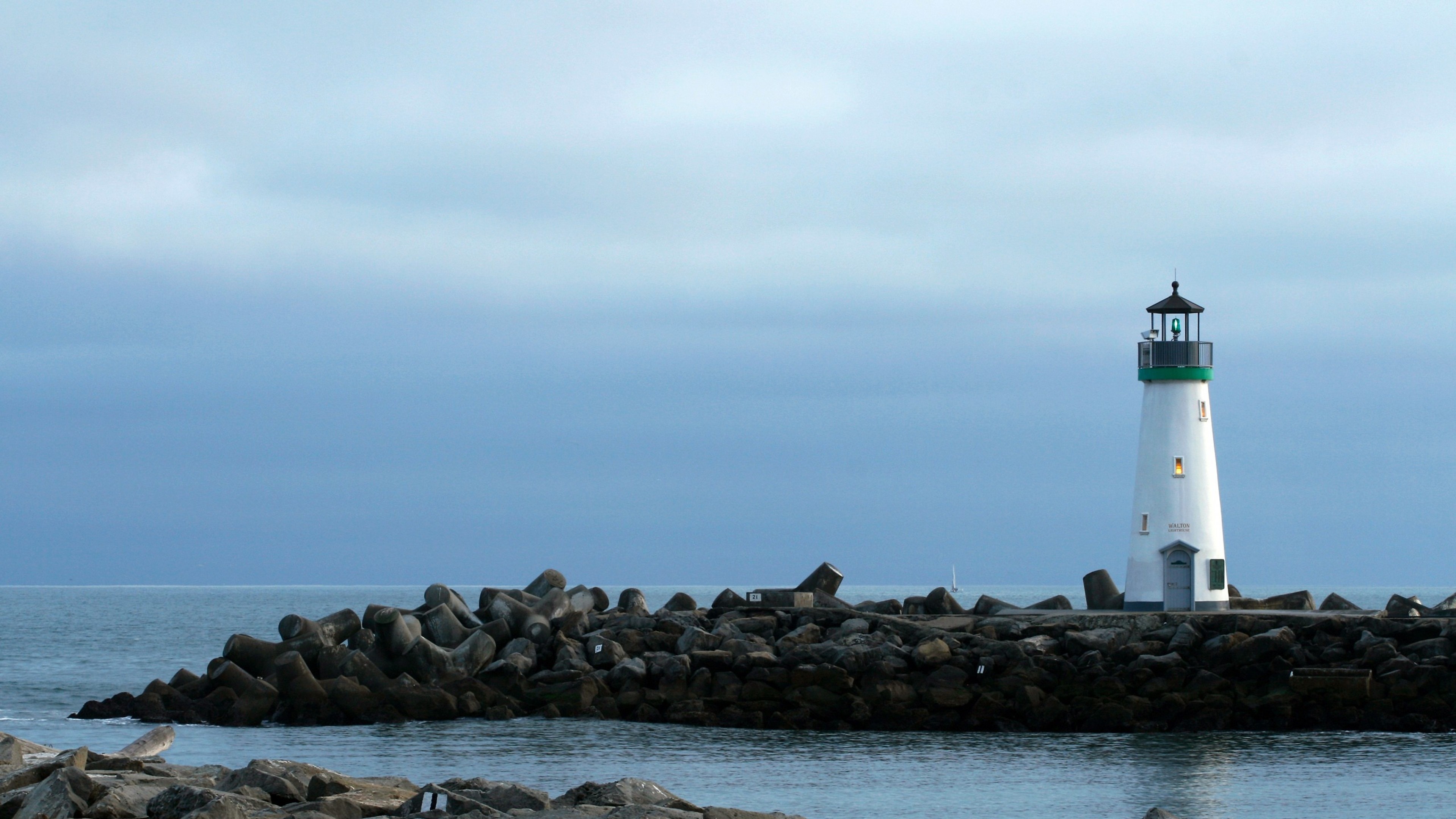 Lighthouse, Walton Lighthouse, HD wallpaper, Coastal scenery, 3840x2160 4K Desktop