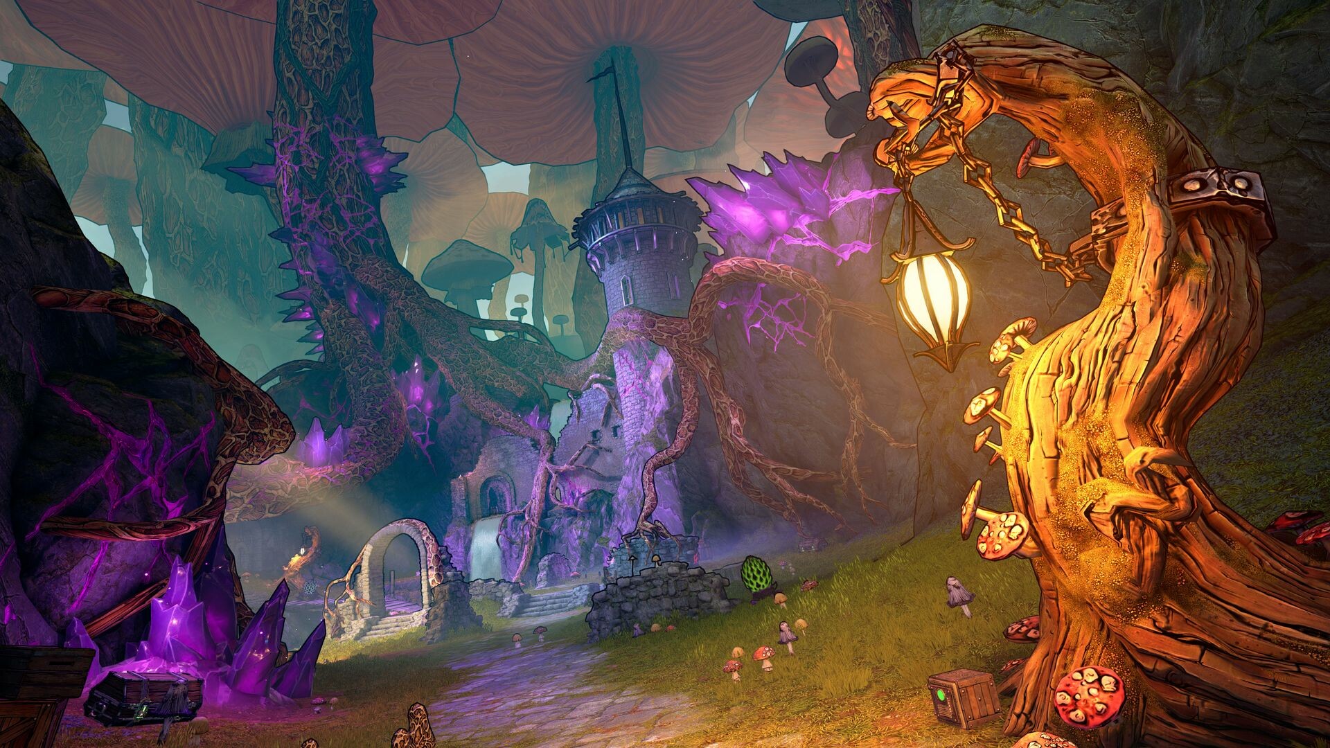Tiny Tina's Wonderlands, Gameplay reveal, Shooter scene, Gaming, 1920x1080 Full HD Desktop