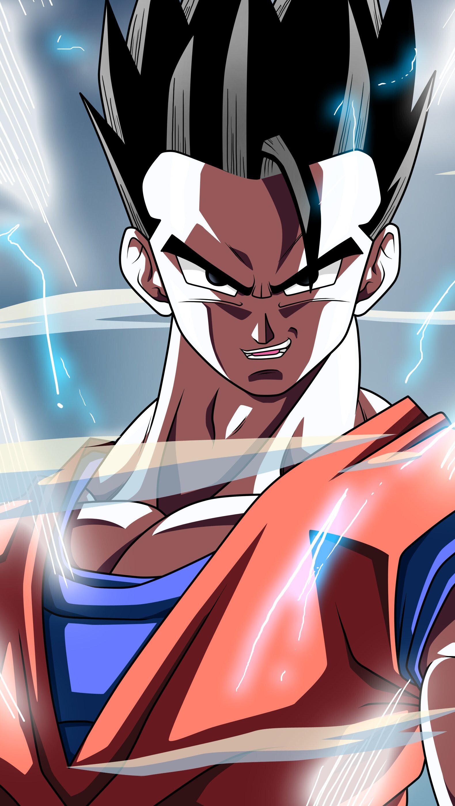 Anime character, Adult Gohan, Stylish wallpapers, Dragon Ball, 1580x2800 HD Phone