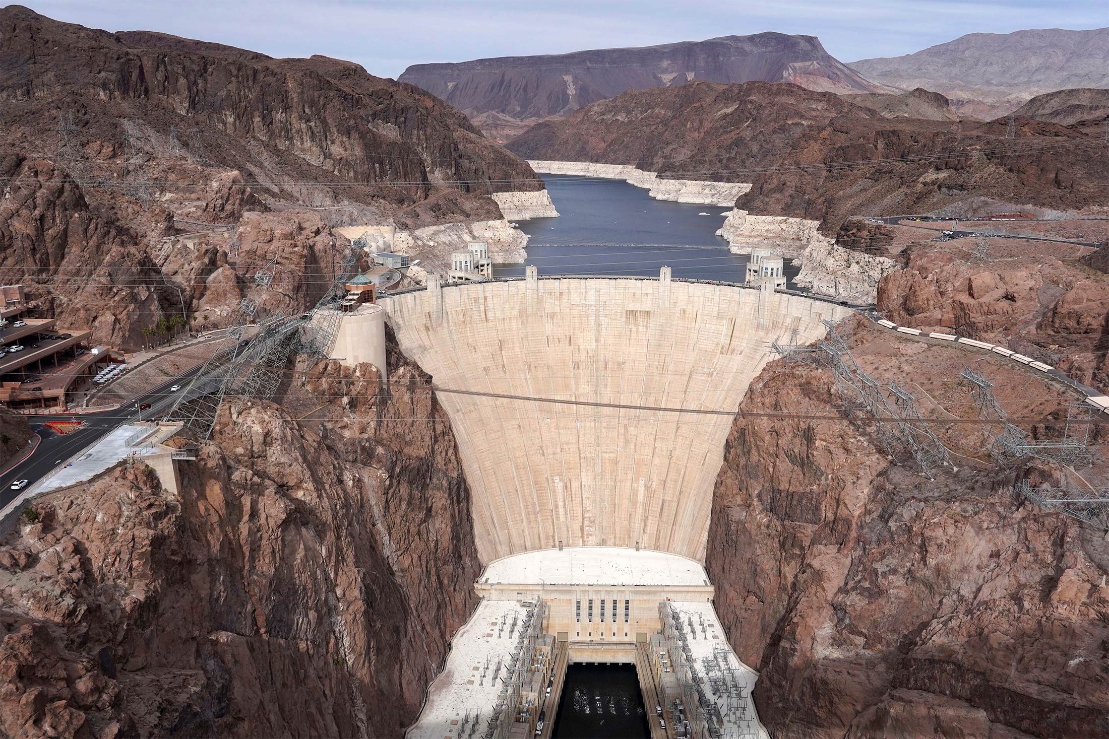 Hoover Dam, Reservoir, Lowest since 1937, Drought, 2200x1470 HD Desktop