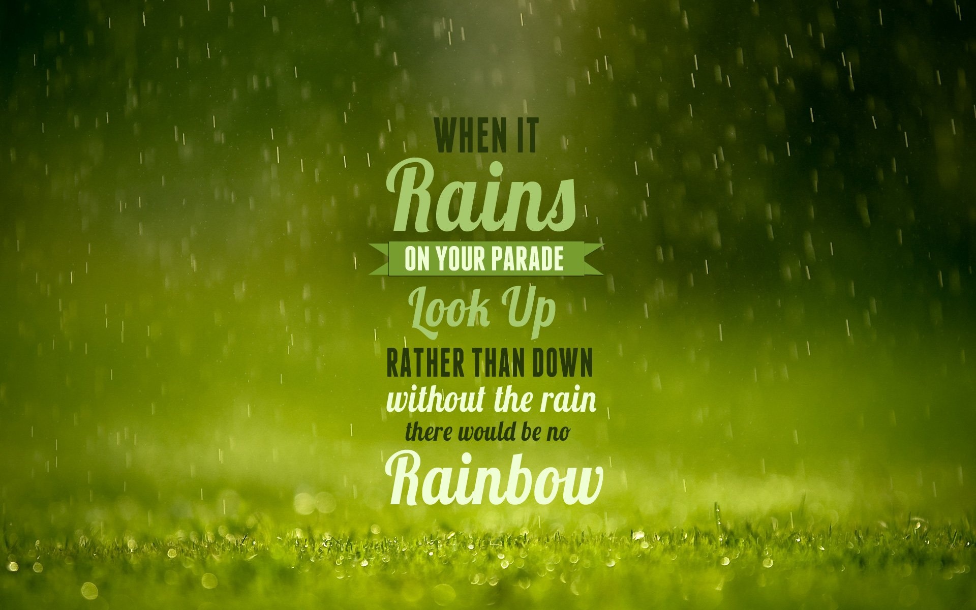 Rain, Motivation, Positivity, Inspiration, Resilience, 1920x1200 HD Desktop