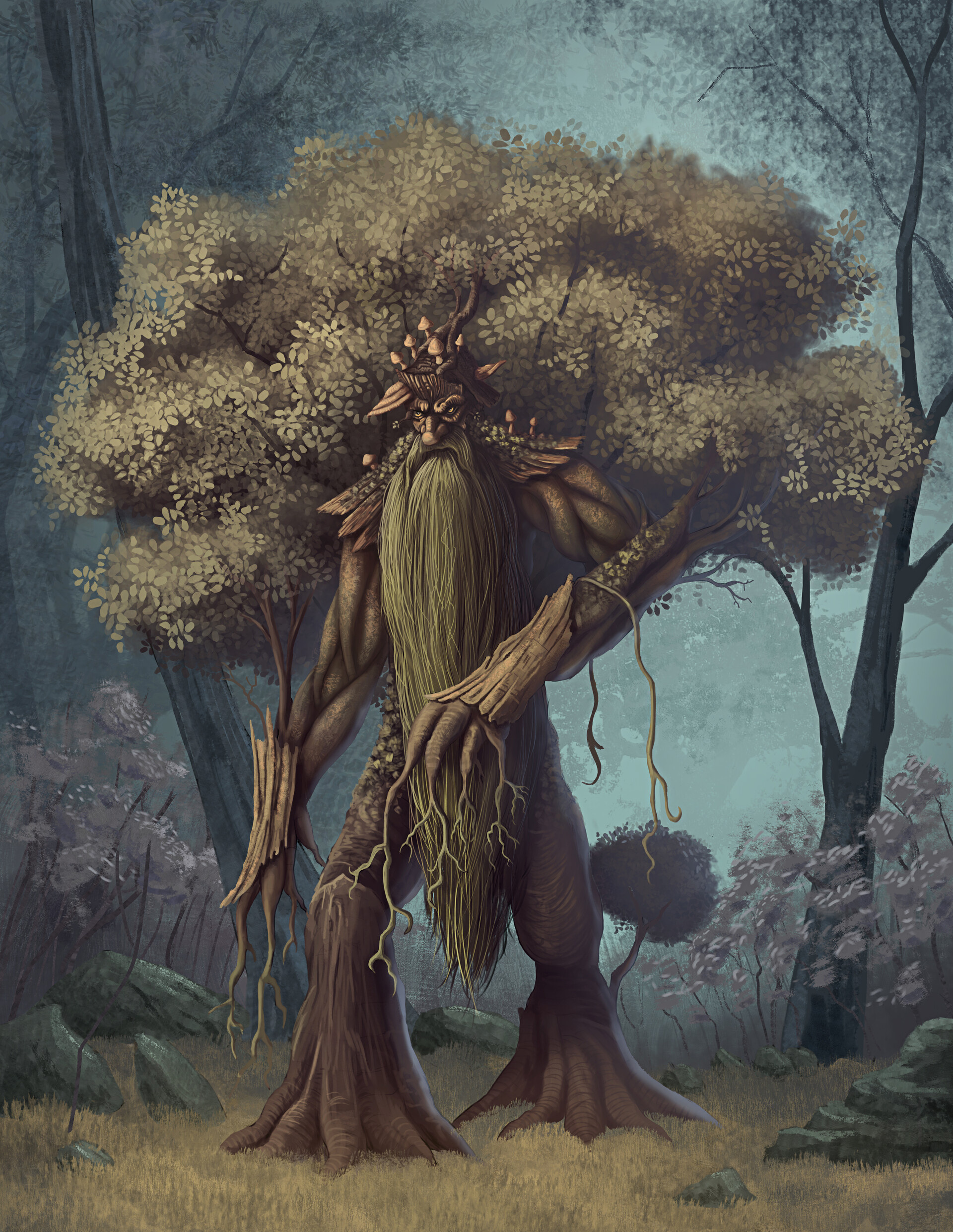 Treebeard, Movies, Artstation, Background, 1920x2490 HD Phone