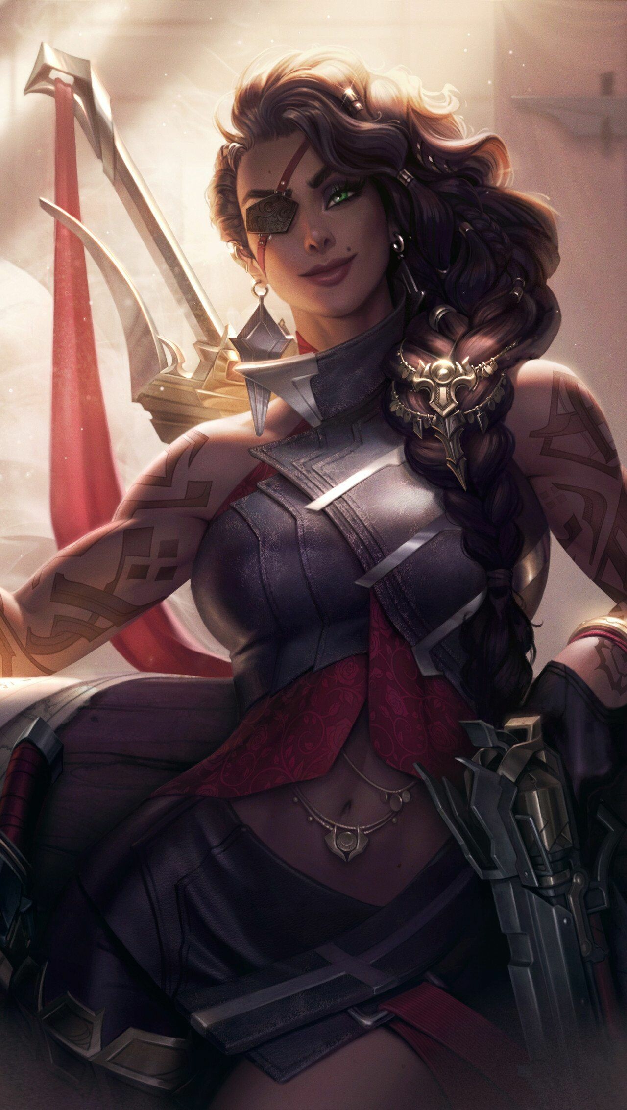 Samira, League of Legends Wallpaper, 1280x2270 HD Phone