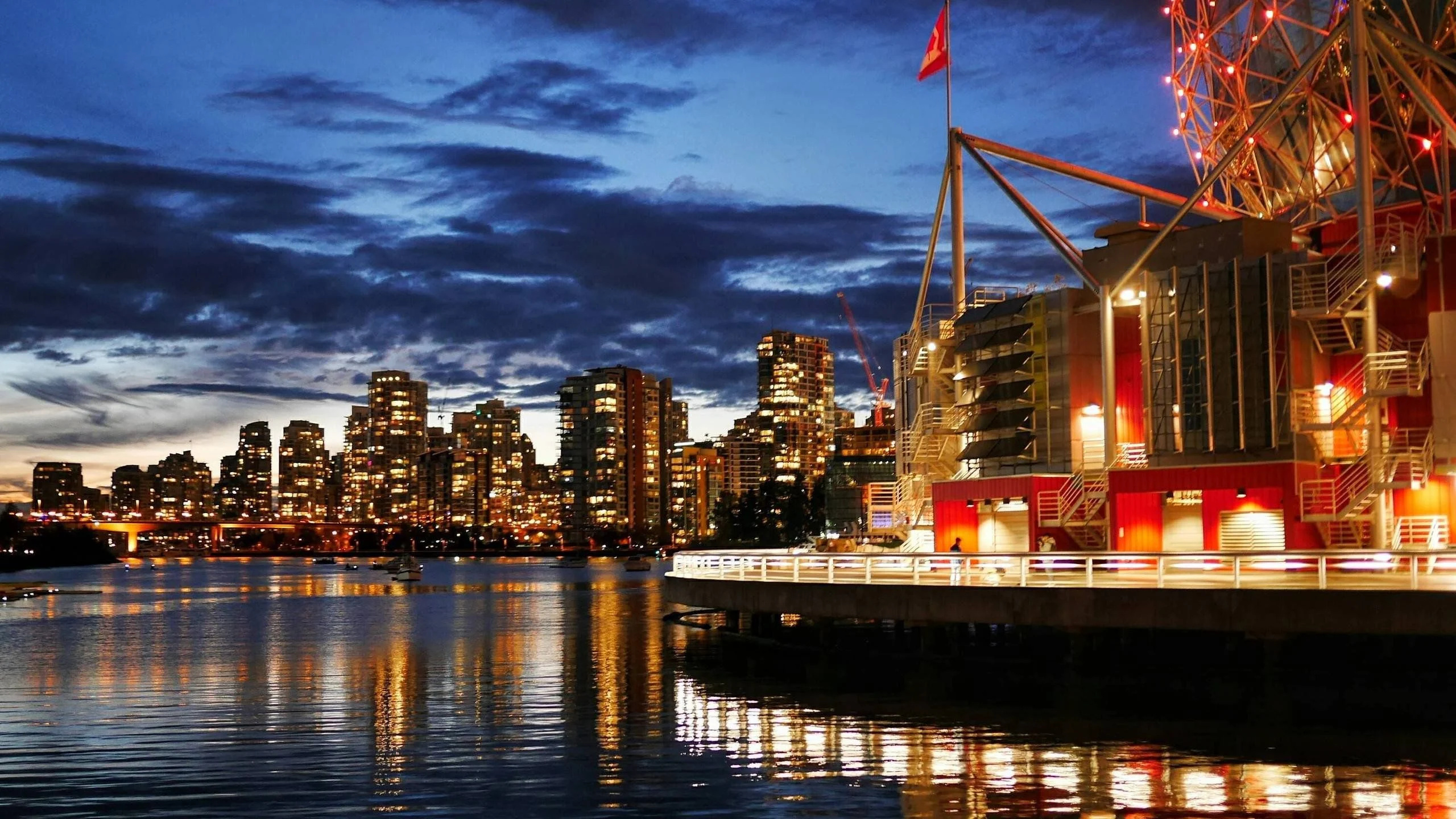 Vancouver cityscape, Canadian travel destination, Beautiful skyline, Urban exploration, 2560x1440 HD Desktop