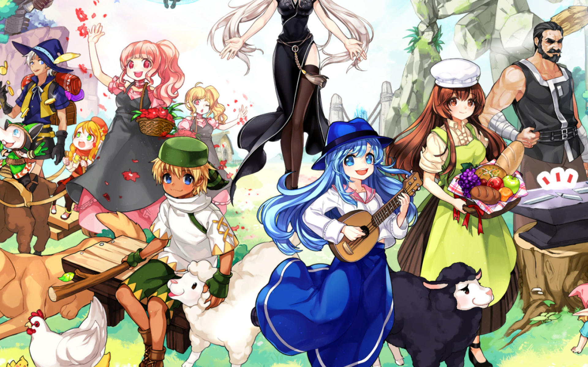 Mabinogi gaming, Mabinogi heroes, Game poster, Walldevil, 1920x1200 HD Desktop