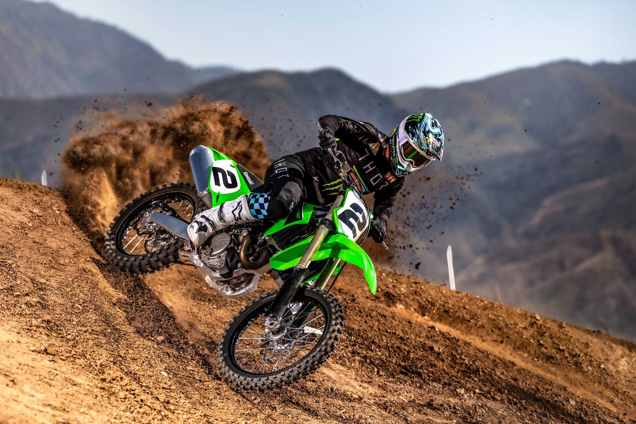 2023 Model, Kawasaki KX450 Wallpaper, 2030x1350 HD Desktop