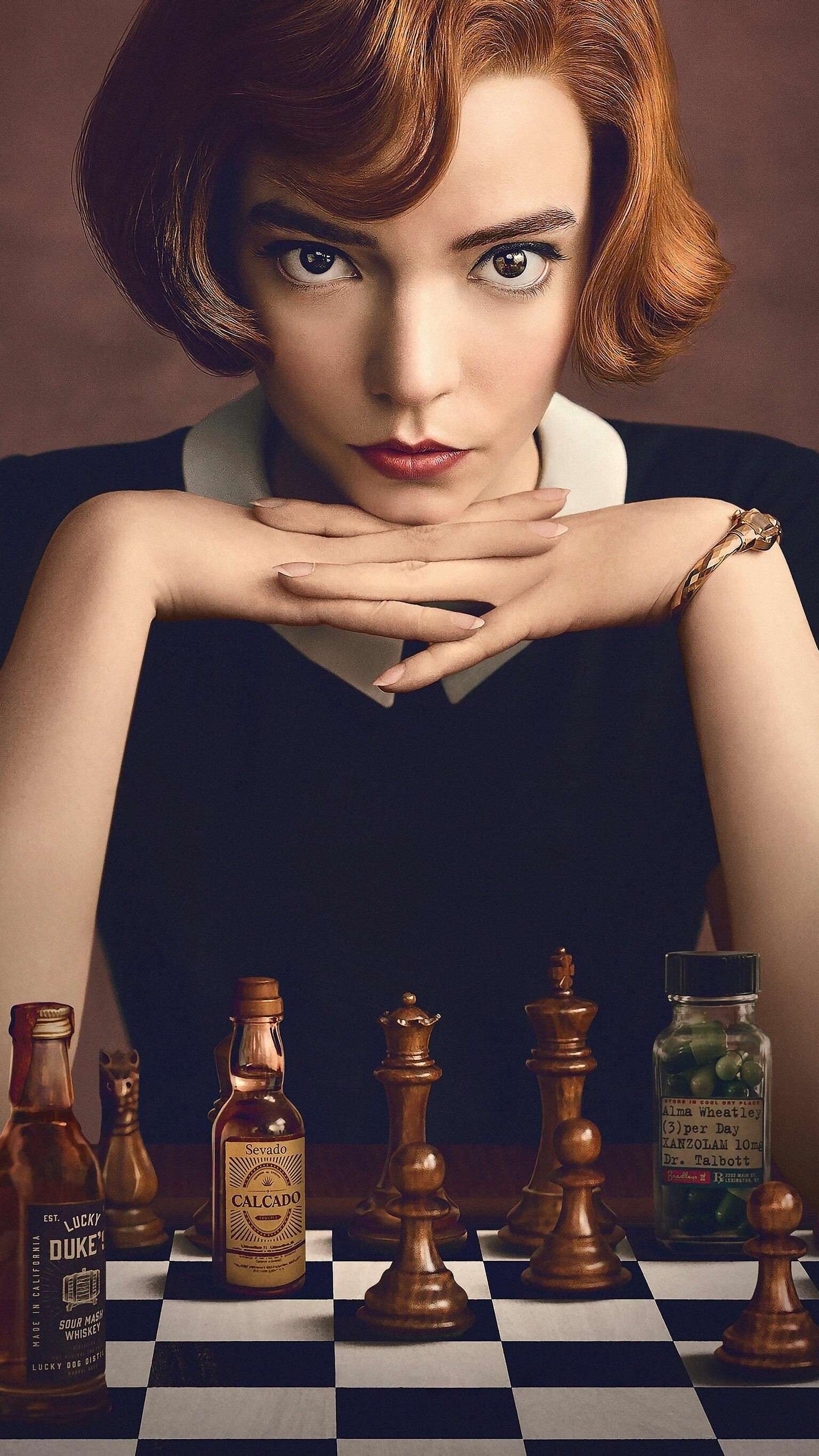 Queen's Gambit inspiration, Chess-themed, Pinterest boards, Visual inspiration, 1540x2740 HD Phone