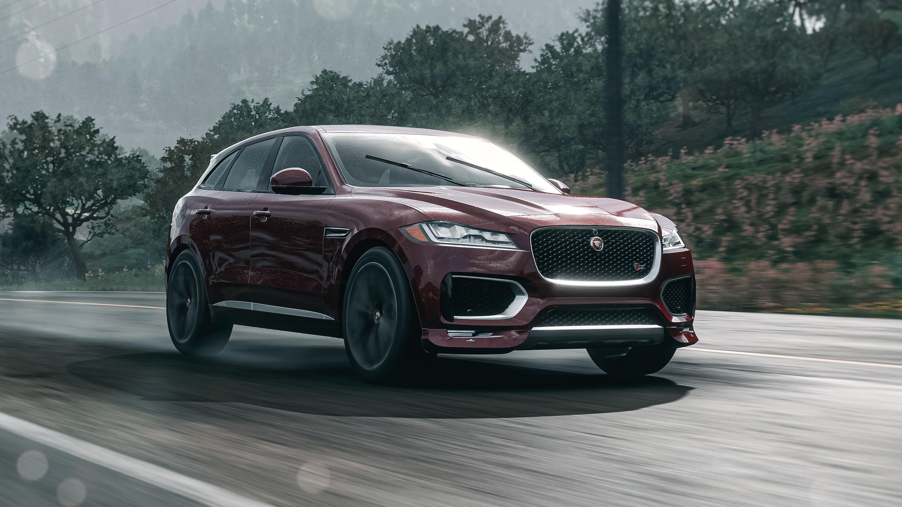 Jaguar F-PACE, Beautiful design, S model, Rforza, 3840x2160 4K Desktop