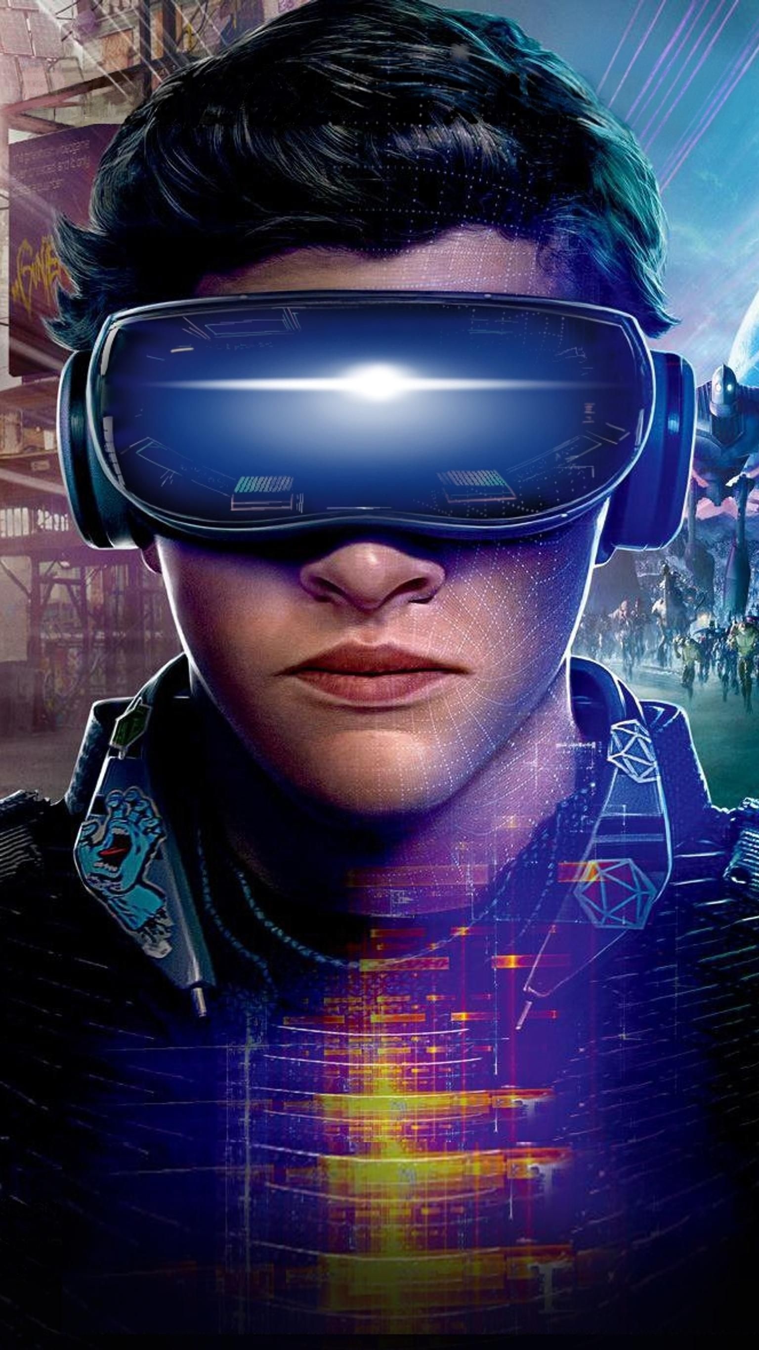 Ready Player One, Pop culture references, Action-packed plot, Nostalgic journey, 1540x2740 HD Phone