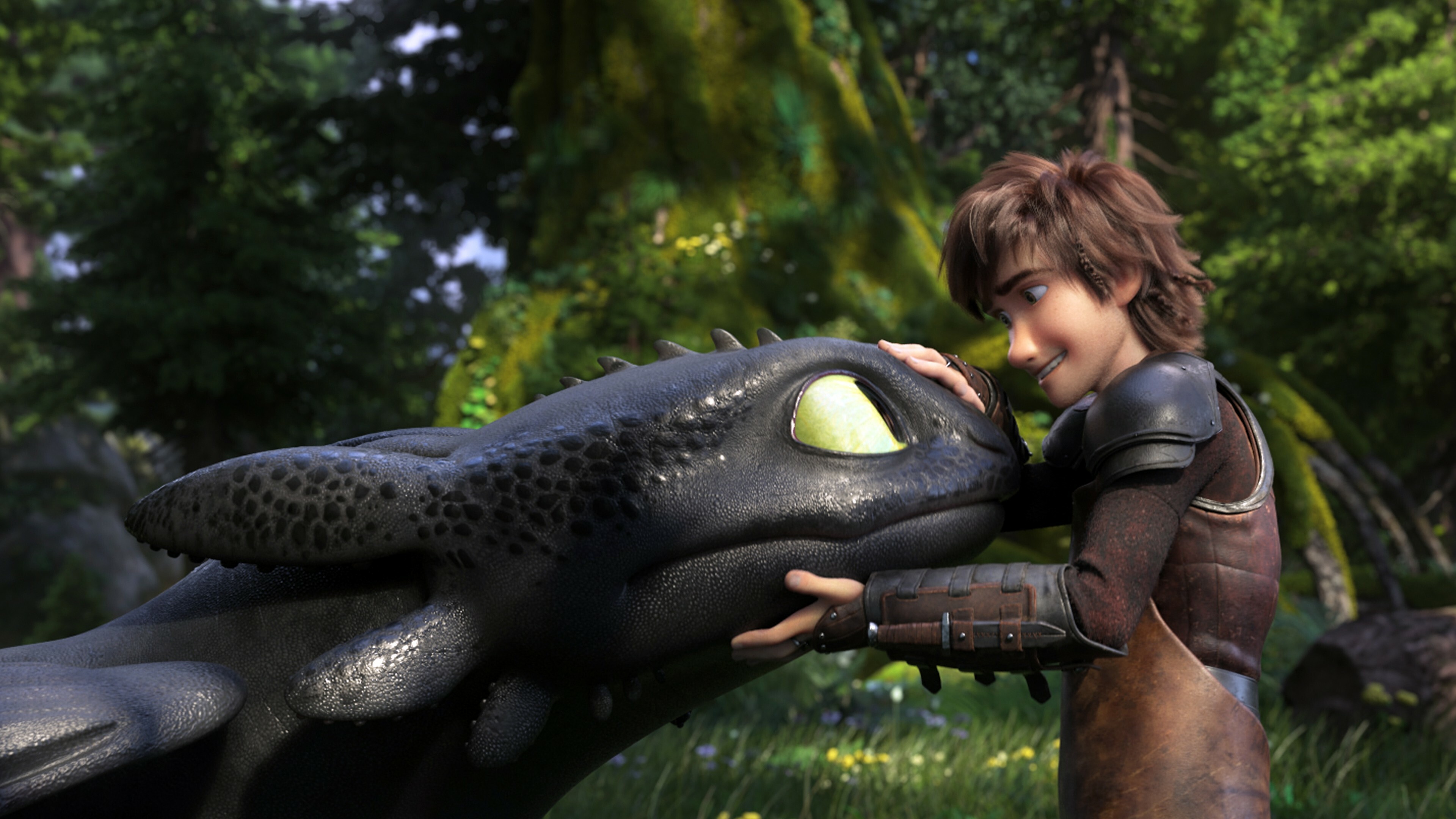 Hiccup and Toothless, How to Train Your Dragon Wallpaper, 3840x2160 4K Desktop