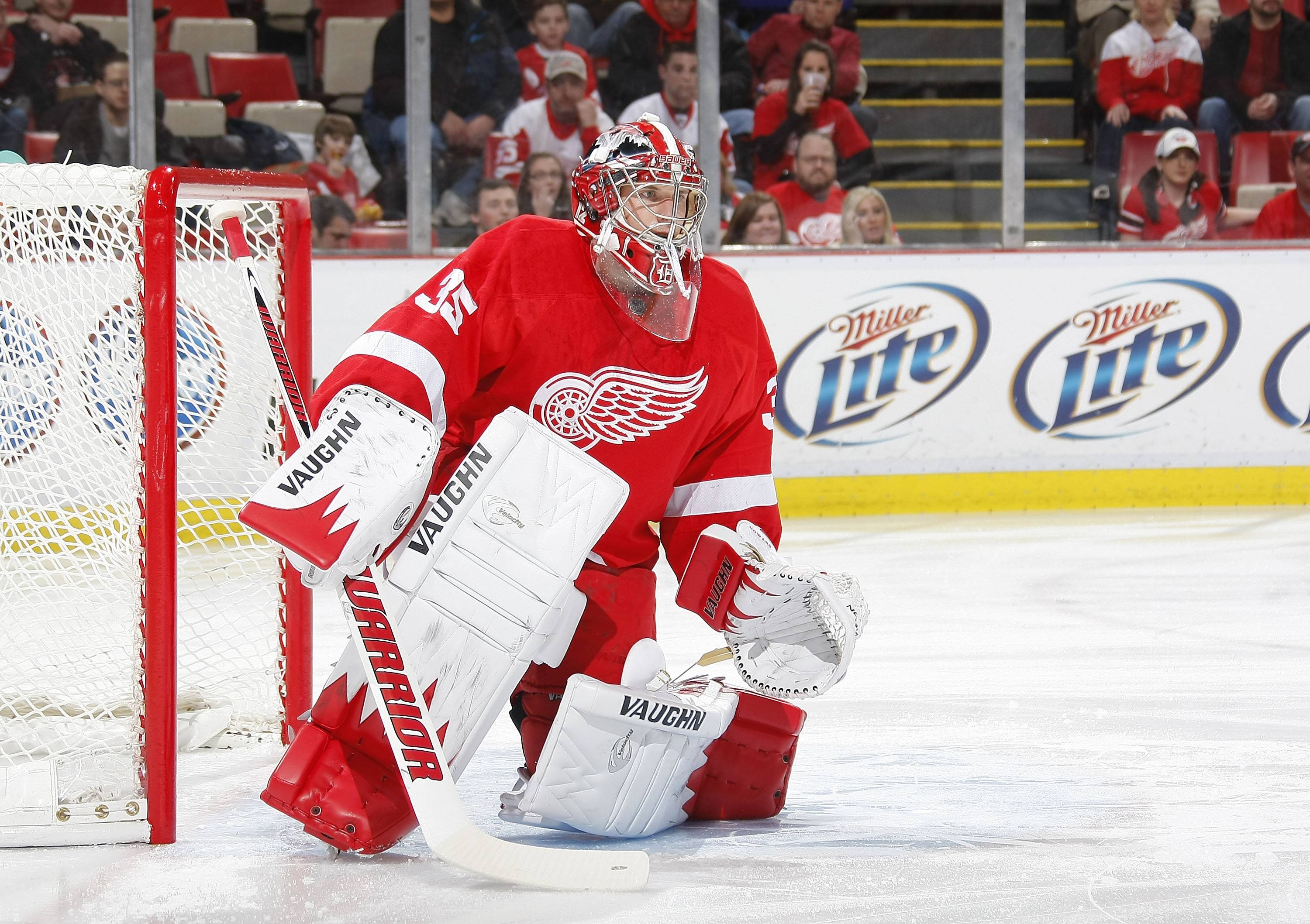 Jimmy Howard, Sports icon, Goalie wallpaper, Hockey wallpapers, 3000x2120 HD Desktop