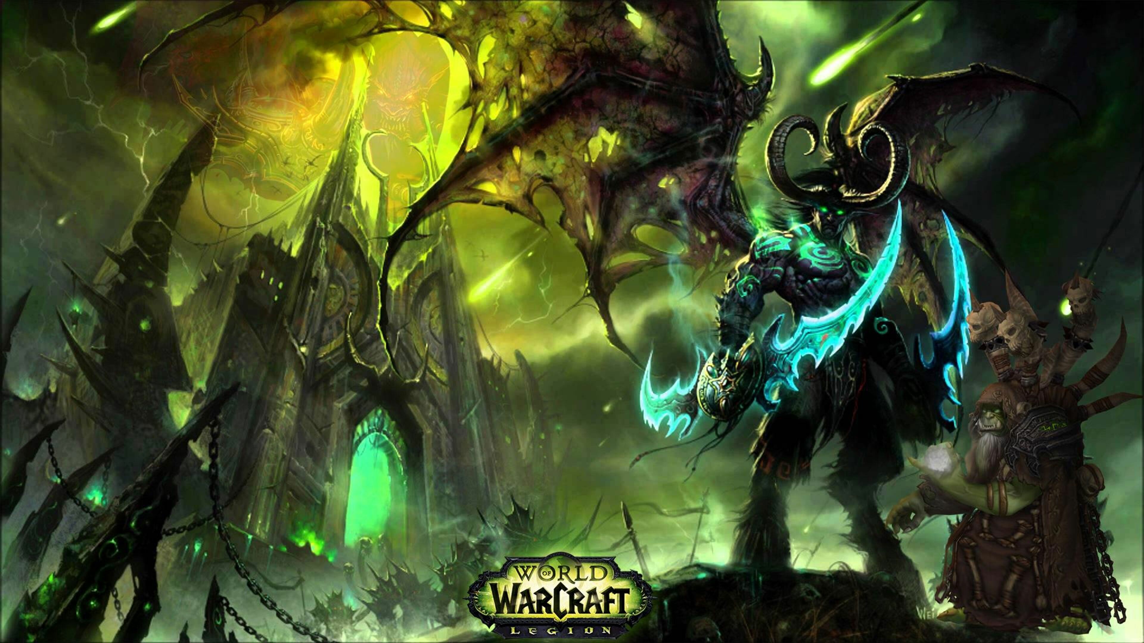 WoW Legion, World of Warcraft Wallpaper, 3840x2160 4K Desktop