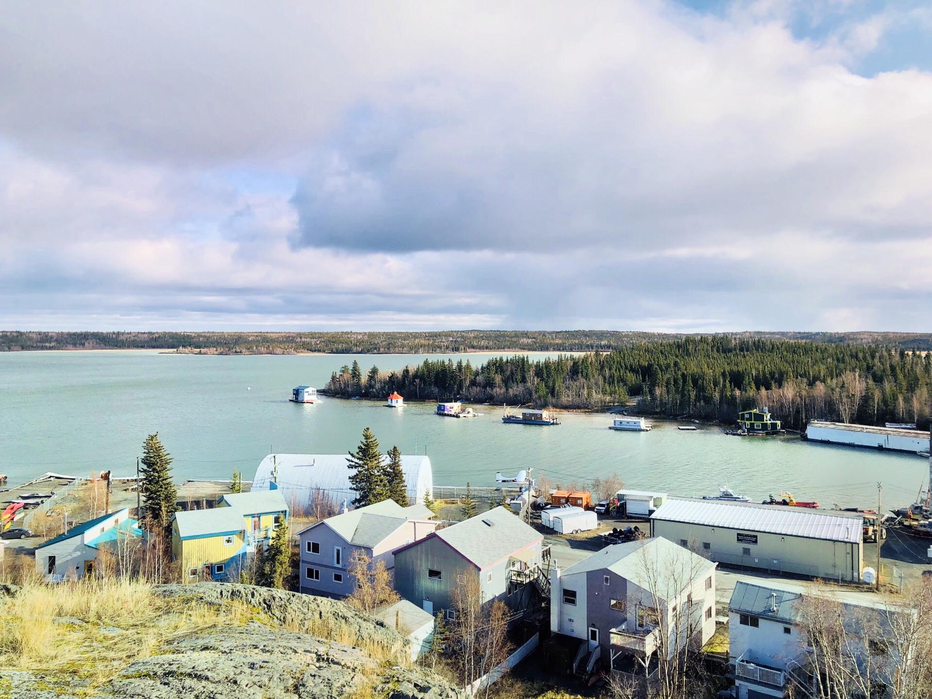 Great Slave Lake, Travels, Bush pilots monument, Sightseeing adventures, 1920x1440 HD Desktop