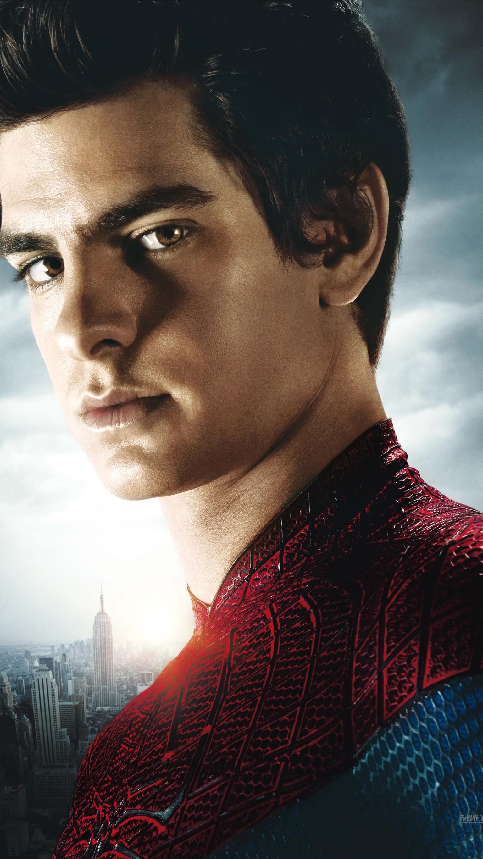 Andrew Garfield, Spider-Man suit, Empire State Building, HD Phone wallpaper