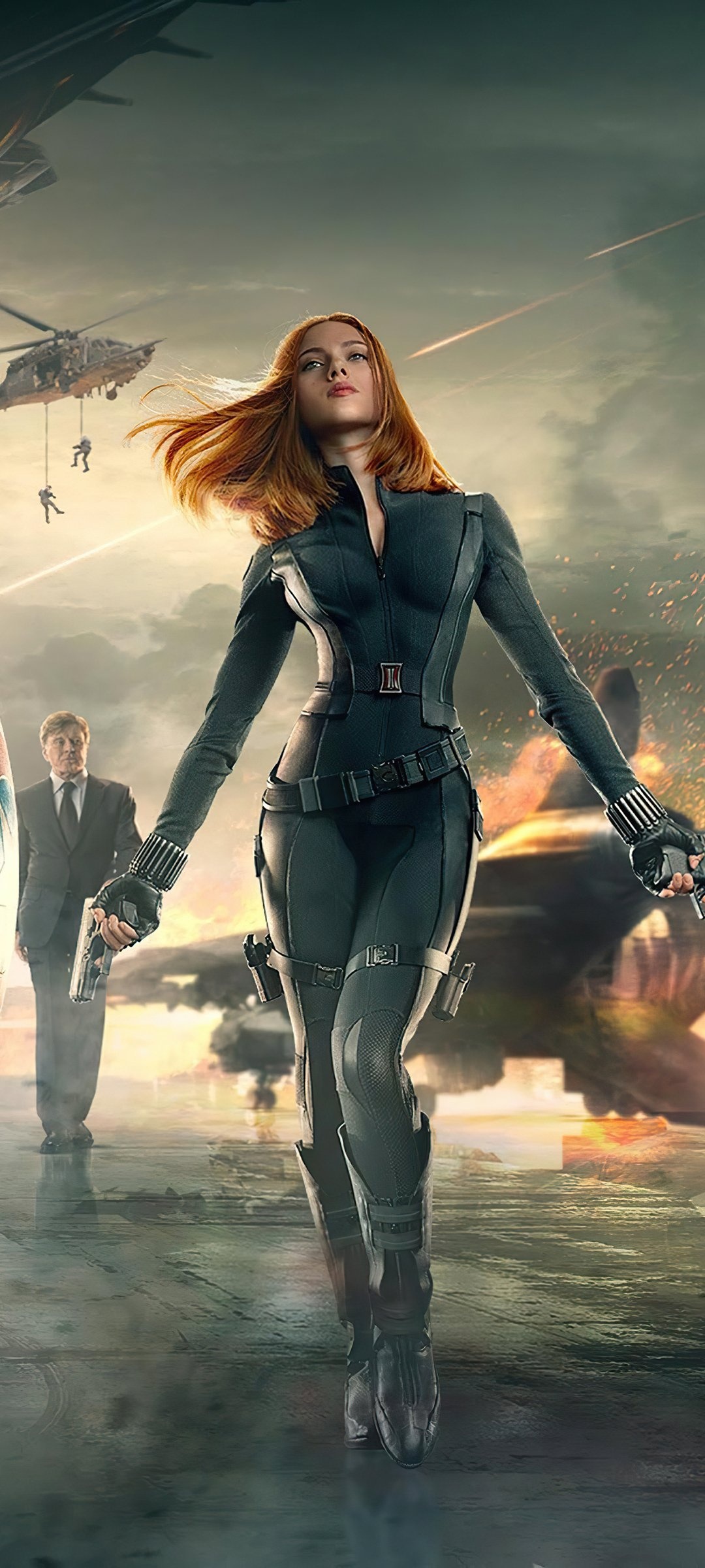 Winter Soldier, Captain America, Official movie stills, Thriller, 1080x2400 HD Phone