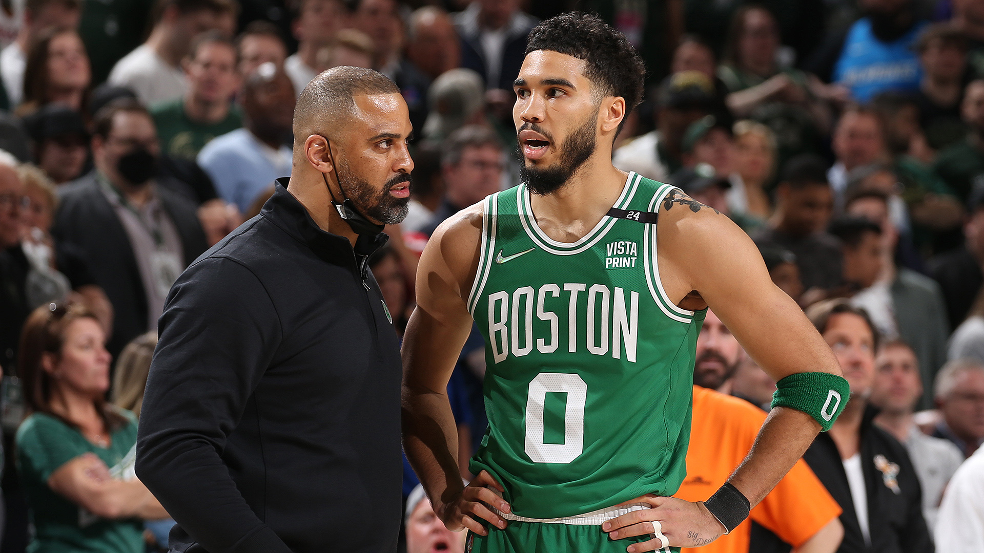 Jayson Tatum and Ime Udoka, Boston Celtics Wallpaper, 1920x1080 Full HD Desktop