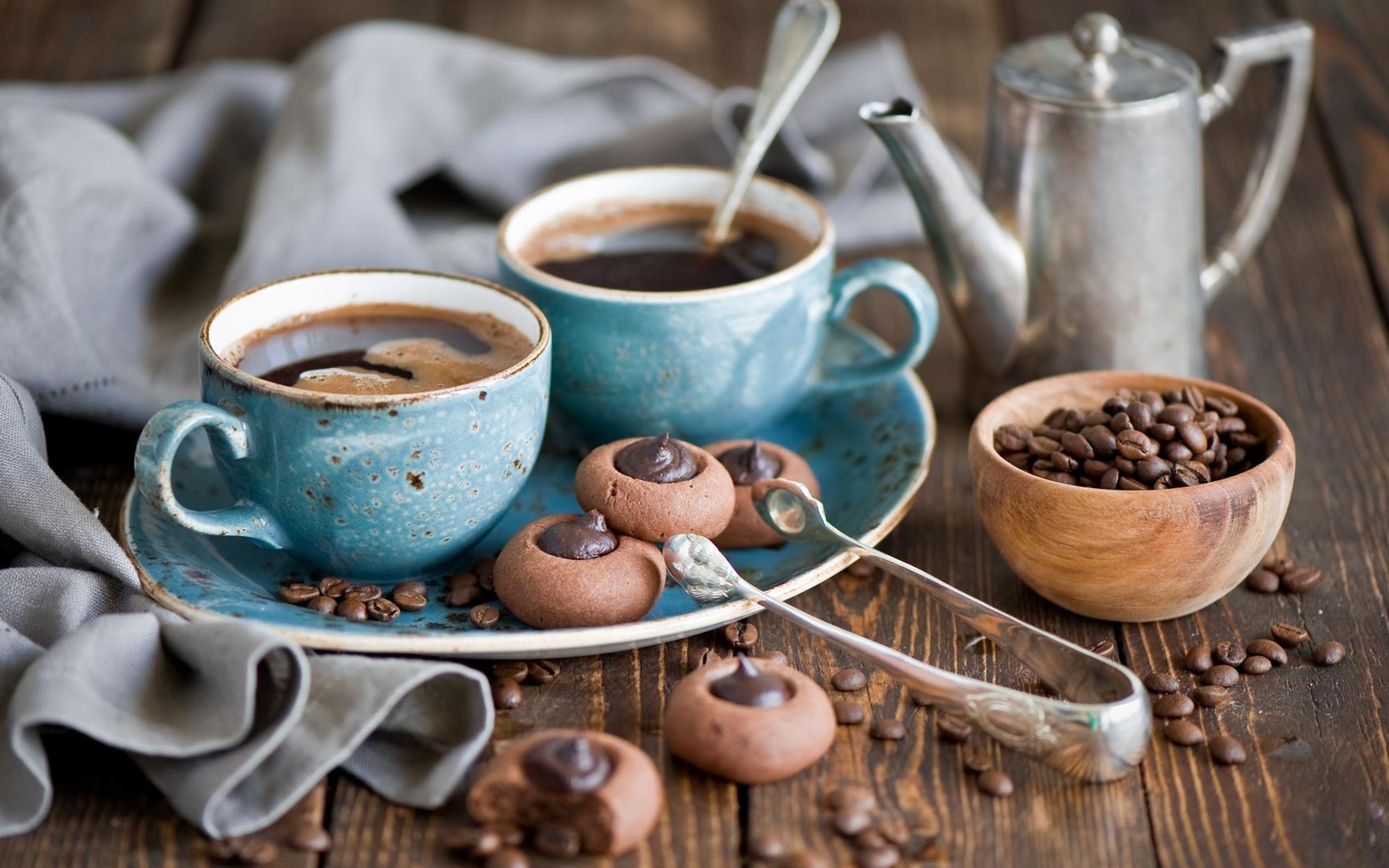 Coffee and chocolate, Tempting combination, Indulgent treat, Decadent flavors, 2560x1600 HD Desktop