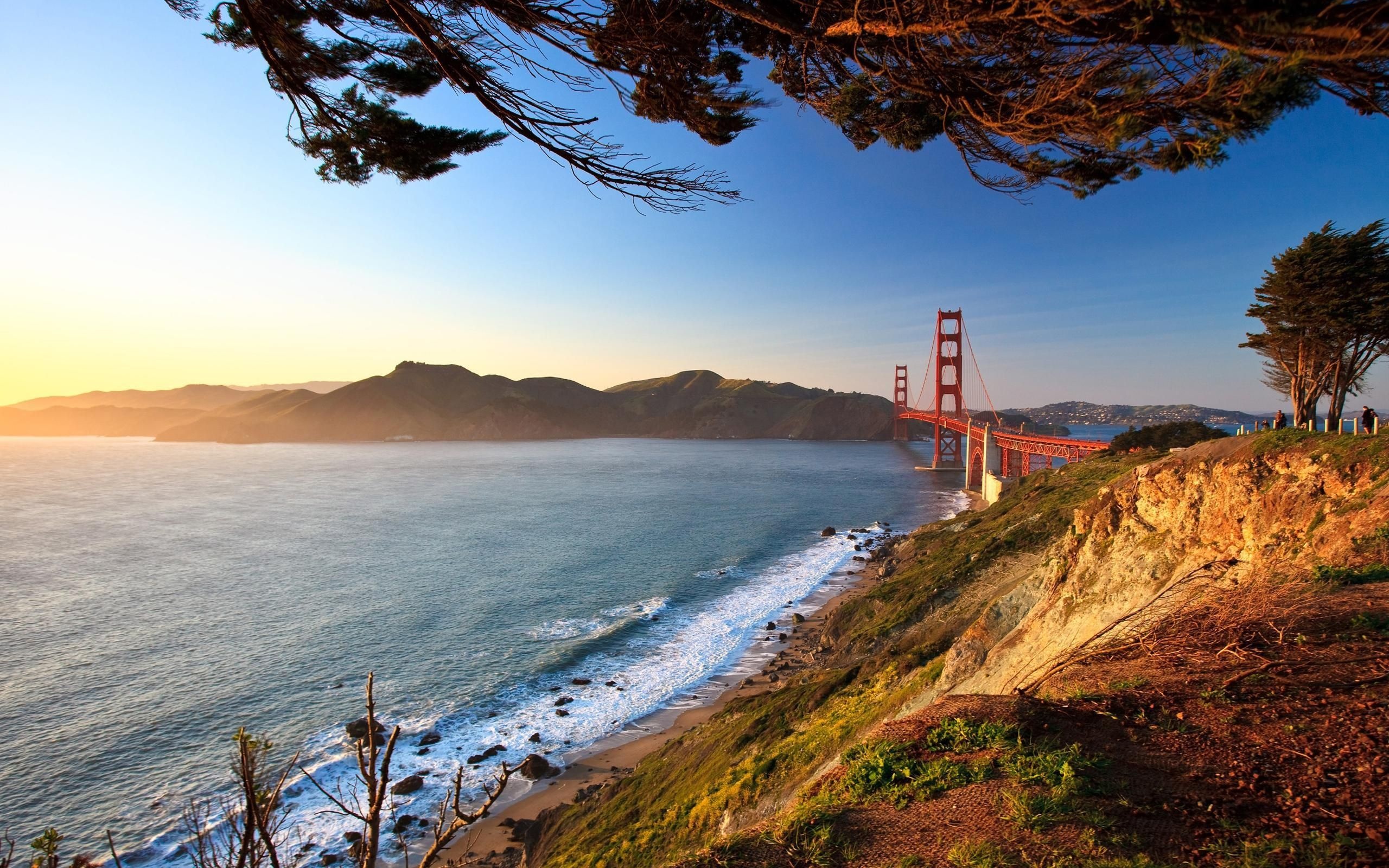 San Francisco, Golden Gate Bridge, Majestic architecture, SF Bay, 2560x1600 HD Desktop