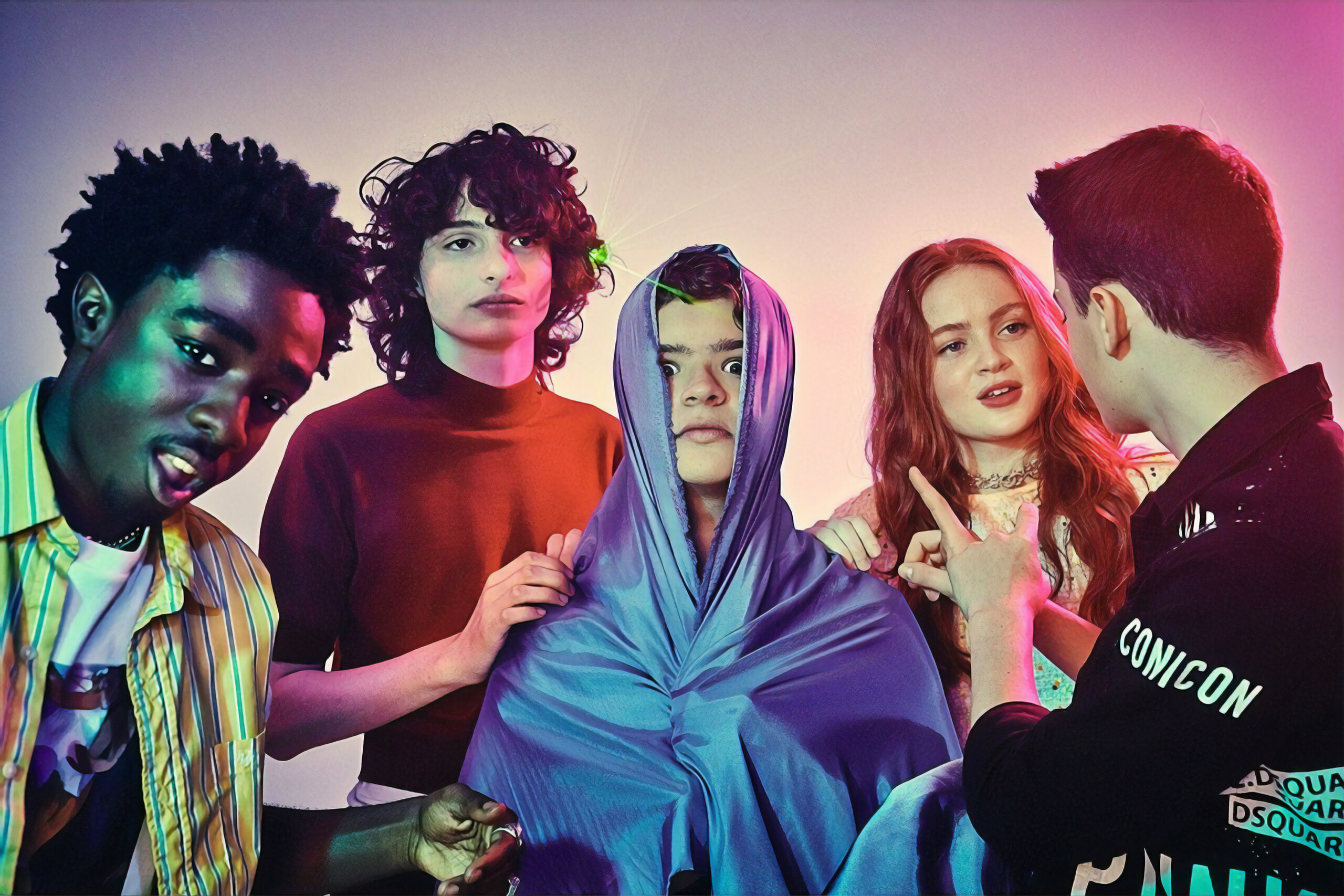 Stranger Things, Season 3 cast, Intriguing storylines, Supernatural phenomena, 2560x1710 HD Desktop