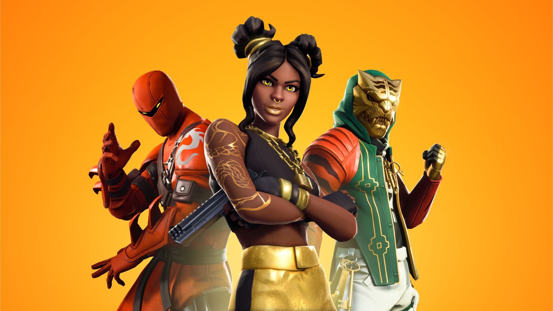 Battle Royale Game, Fortnite adventures, Thrilling battles, Gaming excitement, 1920x1080 Full HD Desktop