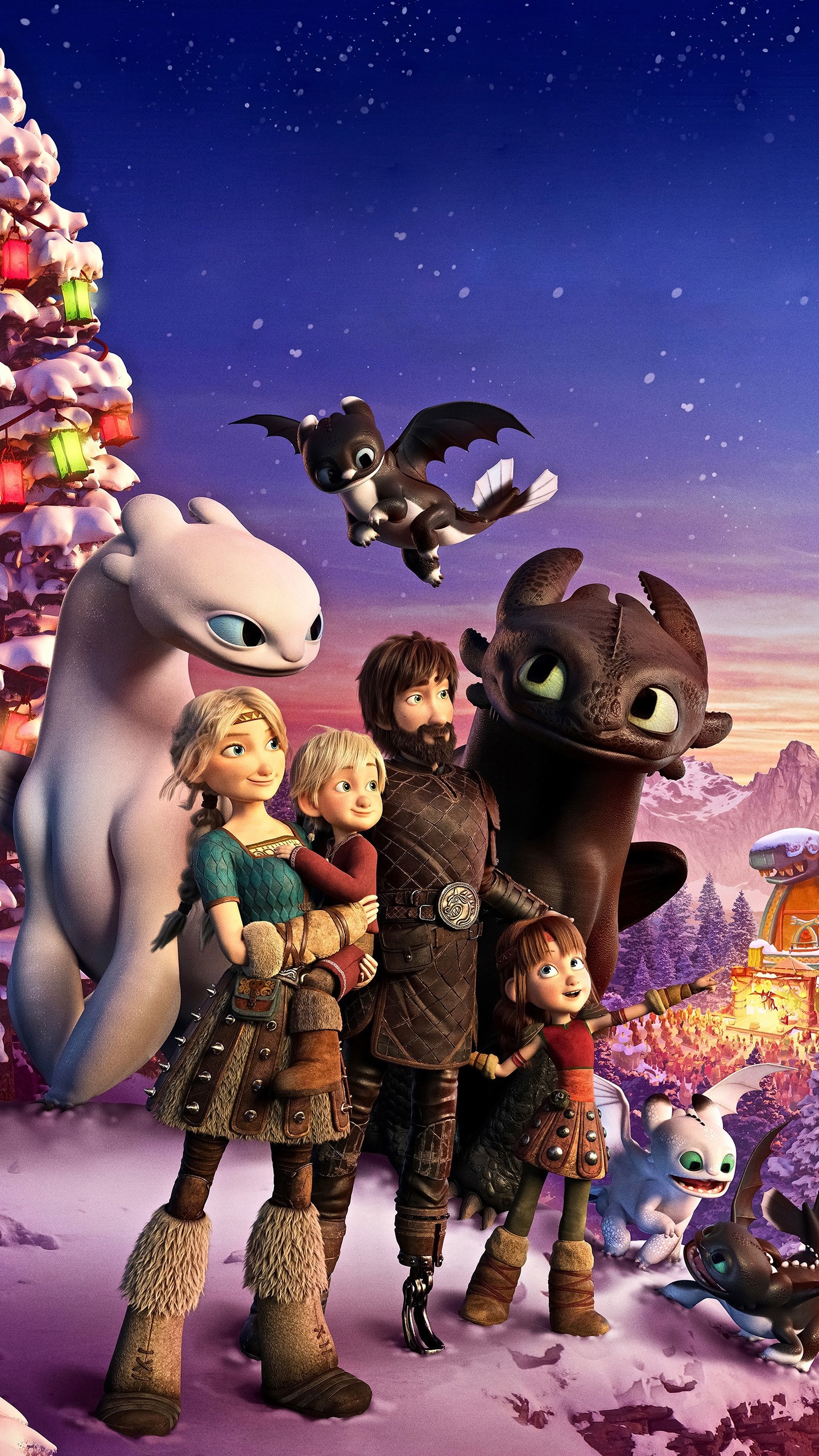 How to Train Your Dragon, Hidden World, iPhone wallpapers, Animated adventure, 1440x2560 HD Phone