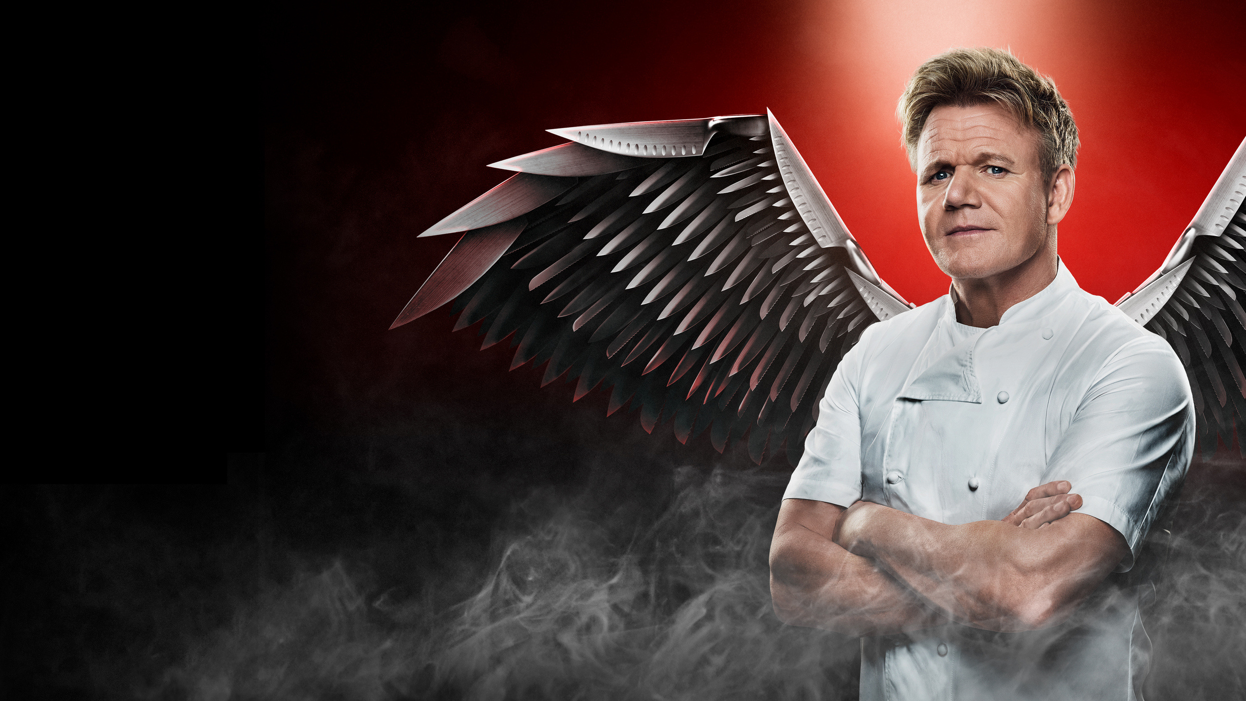 Gordon Ramsay, Hell's Kitchen, High-resolution images, Culinary intensity, 2560x1440 HD Desktop