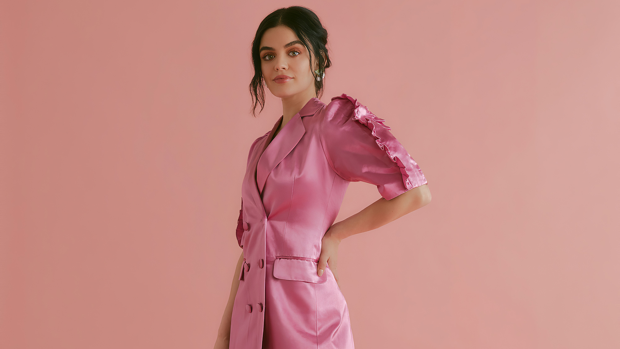 Lucy Hale, Instyle 2020, Celebrities, wallpapapers, 2000x1130 HD Desktop