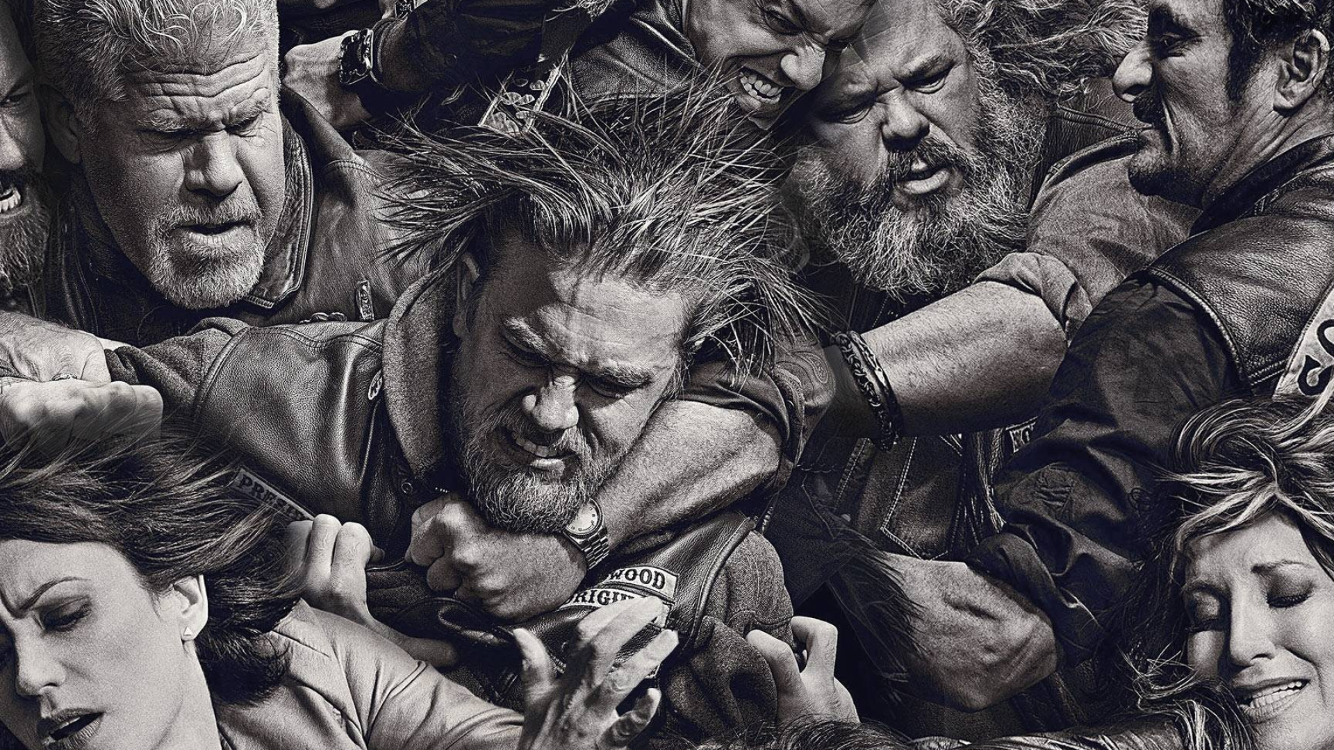Jax Teller, Clay Morrow, Gemma Teller Morrow, Bobby Munson, Tara Knowles, Full HD Desktop wallpaper