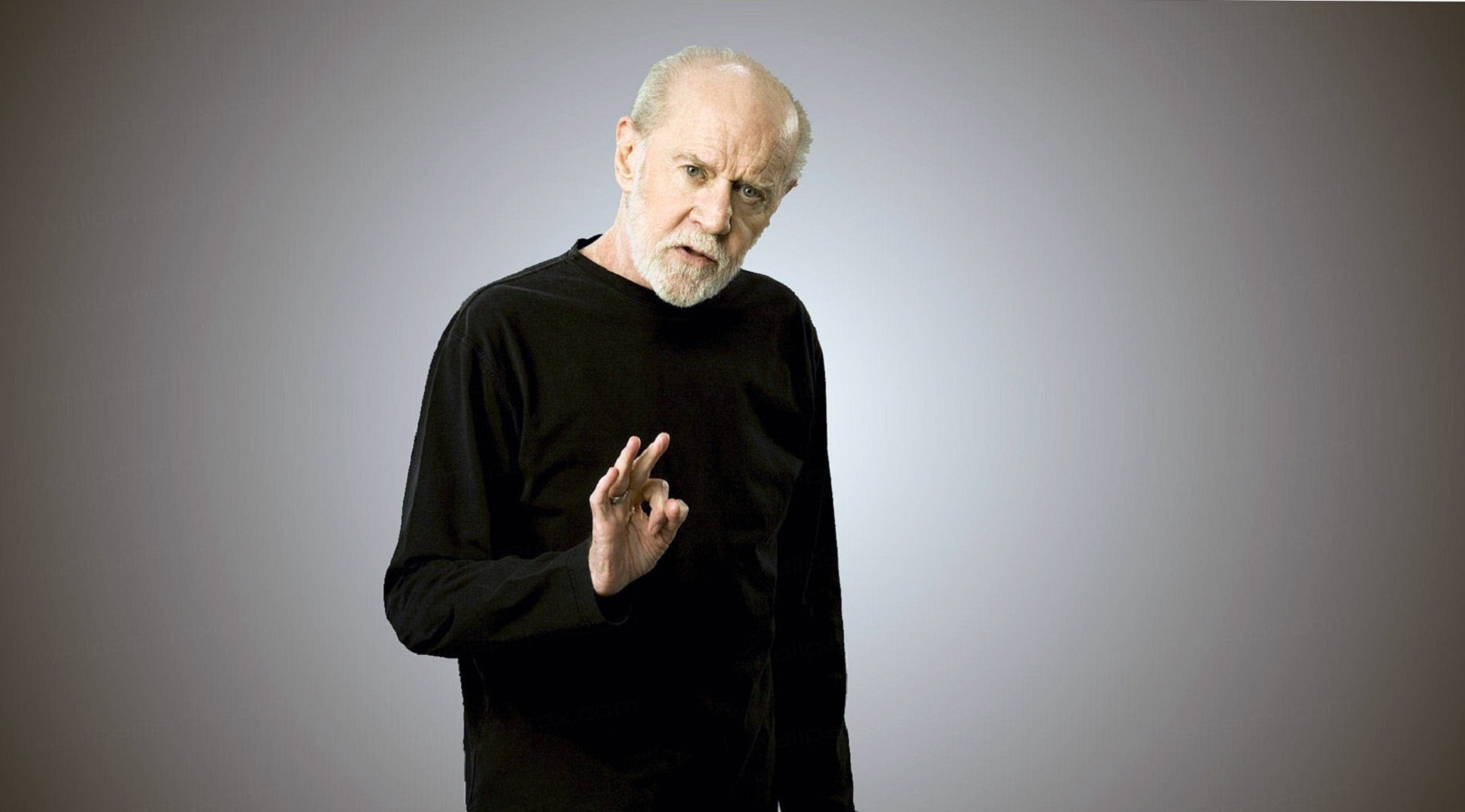 George Carlin, Comedy legend, Classic routines, Timeless humor, 1950x1080 HD Desktop