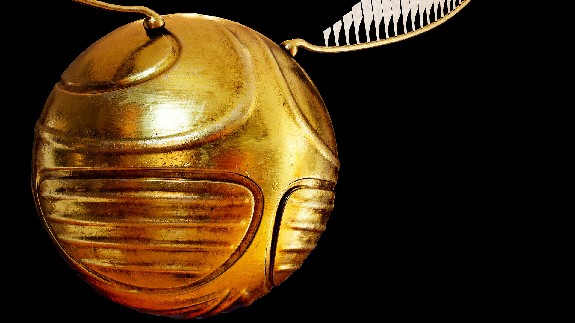 Golden Snitch, Movies, ArtStation Golden Snitch, 1920x1080 Full HD Desktop