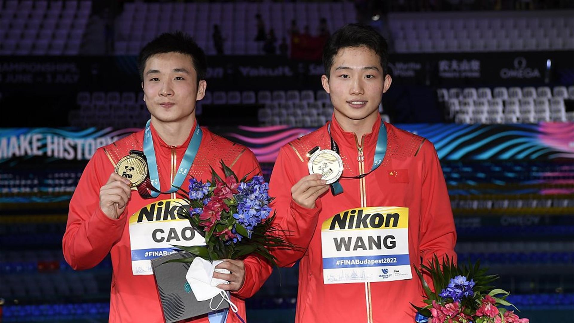 Cao Yuan, Fina world championships, Wang Zongyuan, La premire mdaille dor, 1920x1080 Full HD Desktop