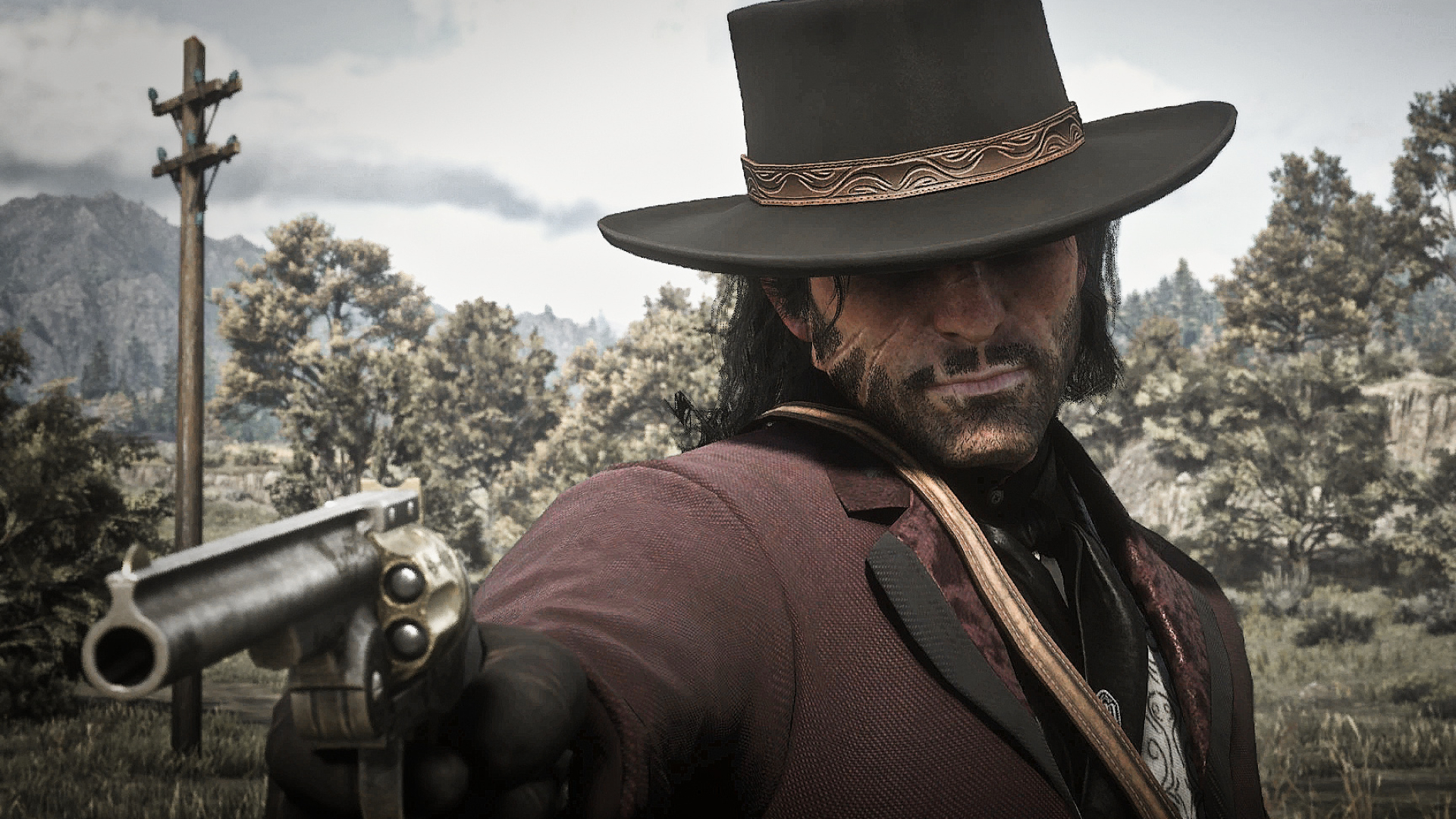 John Marston, Red Dead Redemption 2, Gaming character, Legendary outlaw, 1920x1080 Full HD Desktop