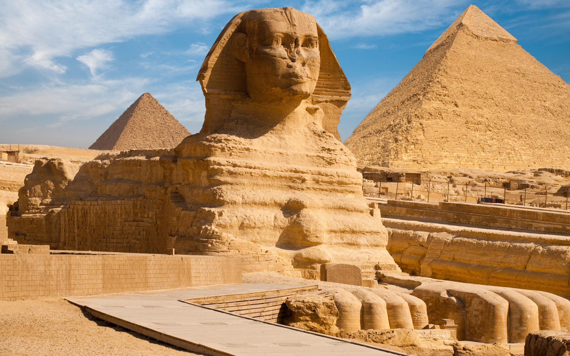 Great Sphinx of Giza, Cairo (Egypt) Wallpaper, 1920x1200 HD Desktop