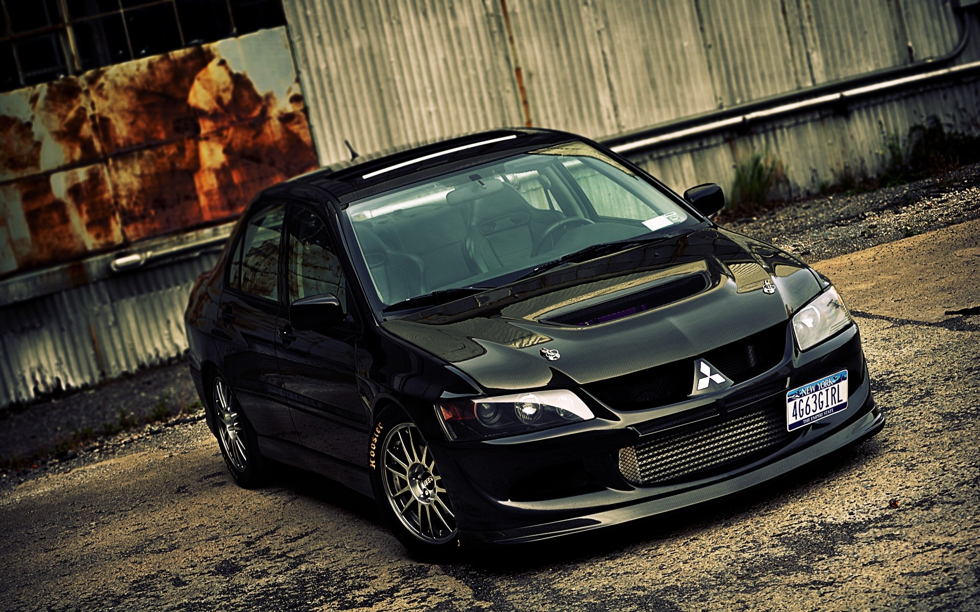 Mitsubishi Lancer (Auto), Depth of field, Evolution VIII, Cars, 1920x1200 HD Desktop