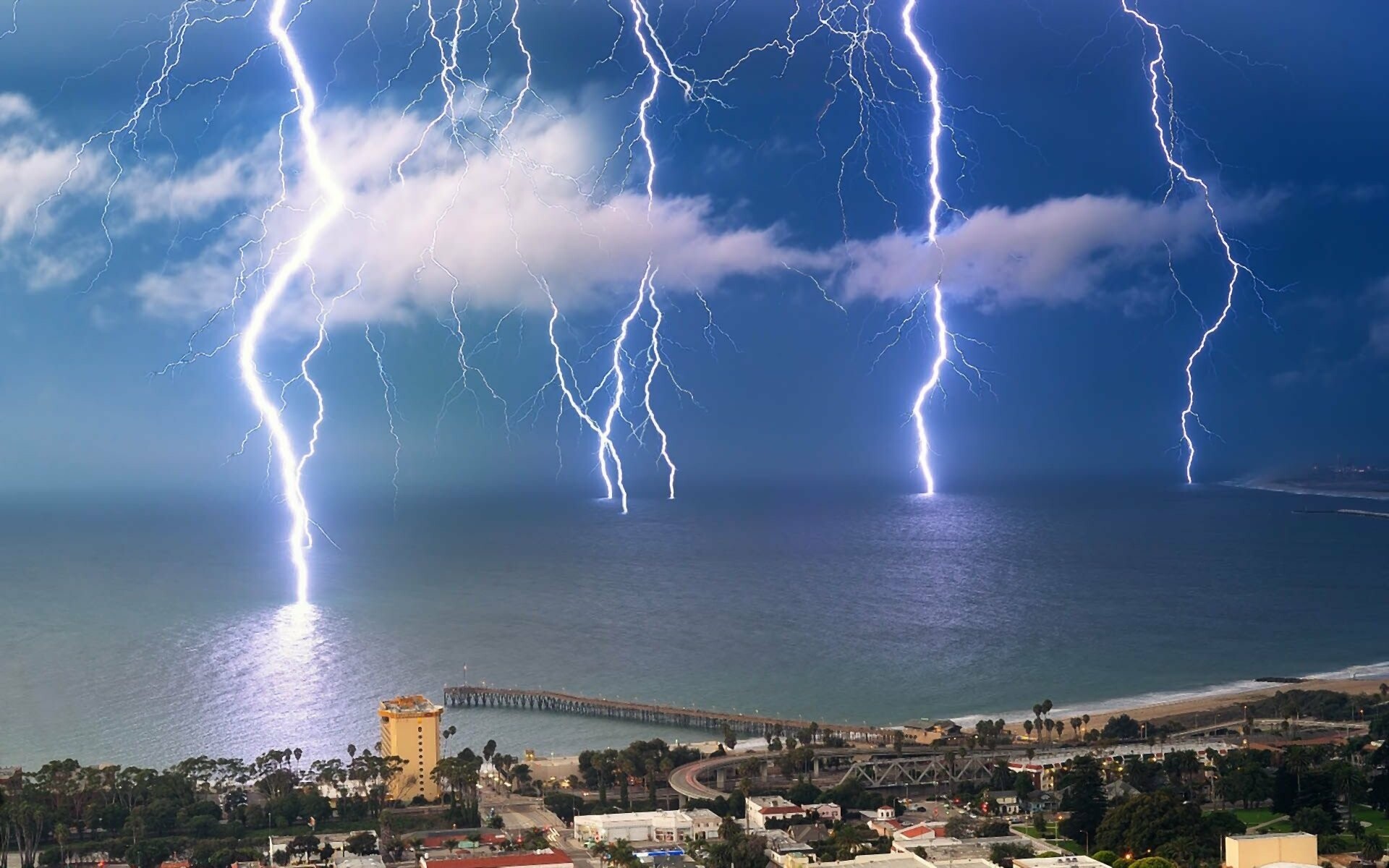 Thunderstorm beauty, HD wallpapers collection, Atmospheric images, Nature's spectacle, 1920x1200 HD Desktop