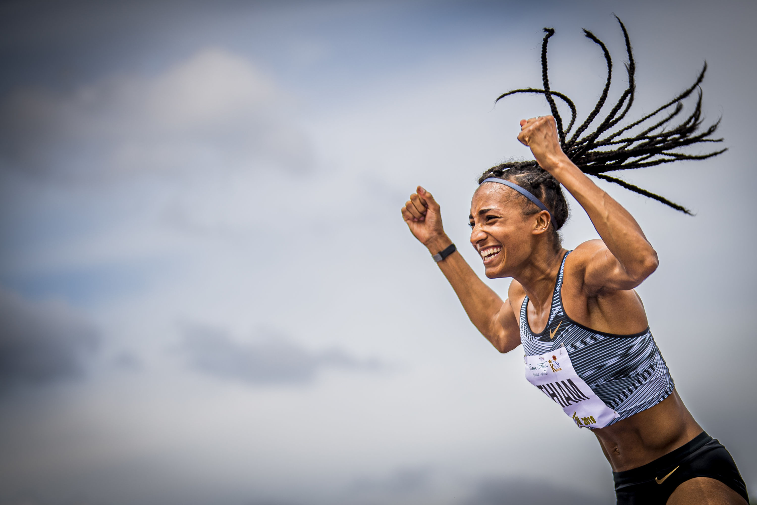 Nafissatou Thiam, Belgian record, Long jump achievement, 23 years, 3000x2000 HD Desktop