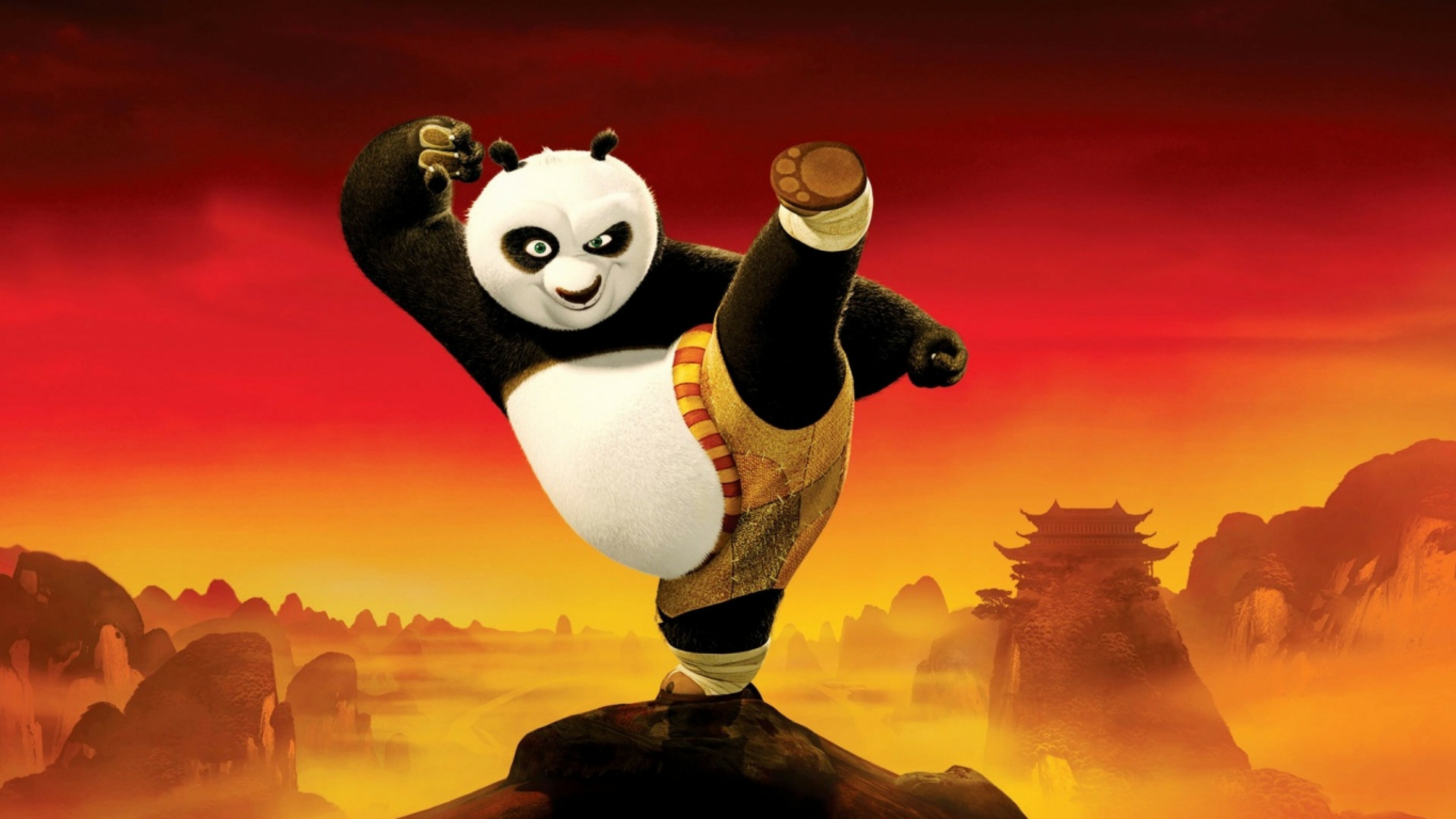 Kung Fu Panda, Pandas Wallpaper, 3840x2160 4K Desktop