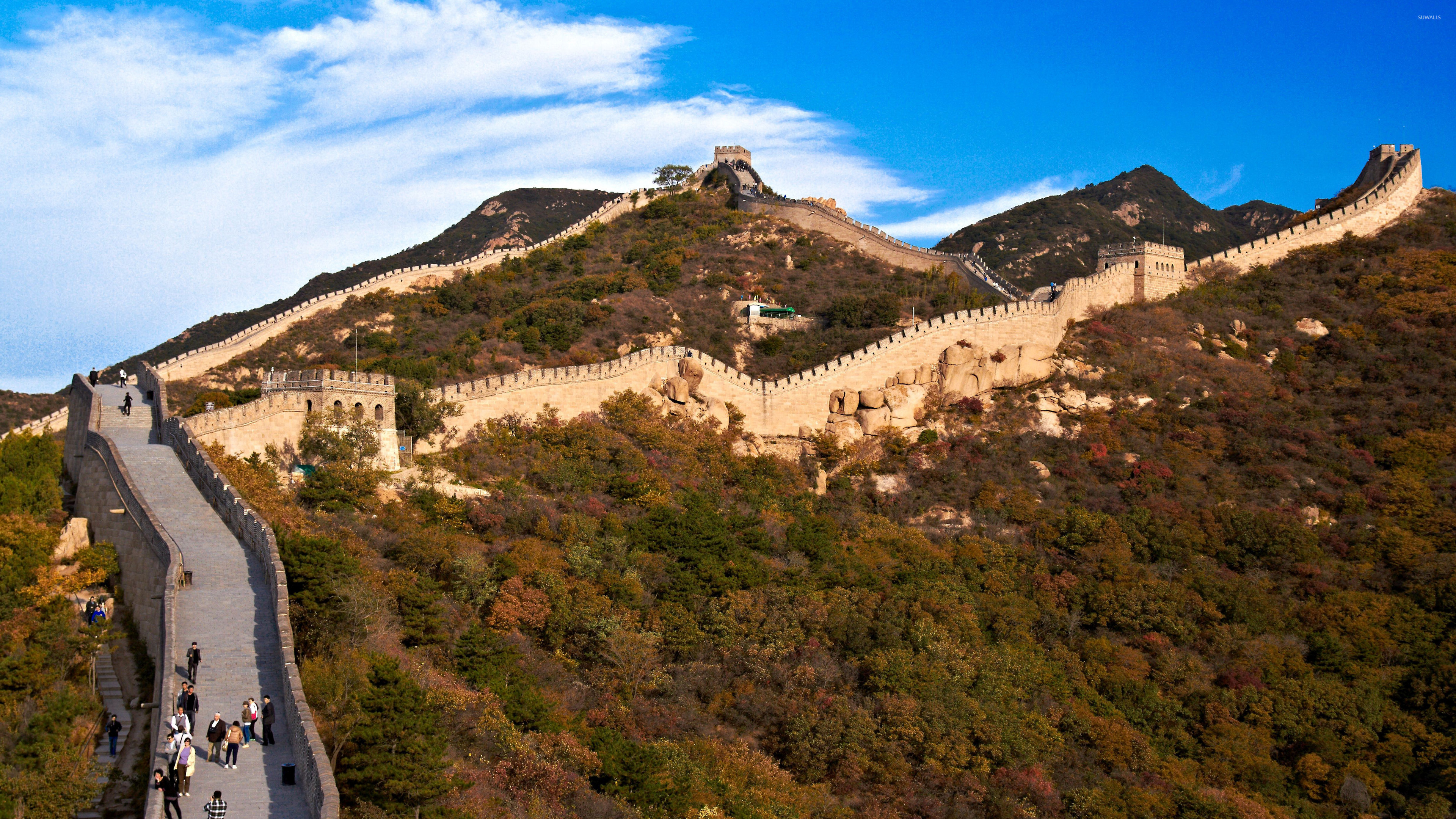 World wallpapers, Great Wall beauty, HD backgrounds, Famous landmark, 3840x2160 4K Desktop