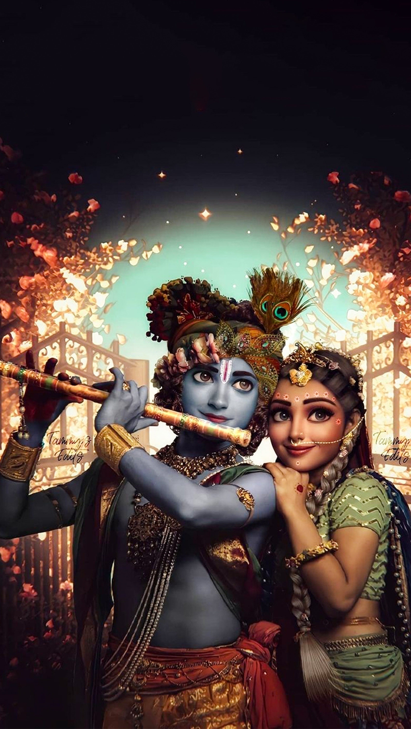 Radha Krishna, Cute iPhone Backgrounds Wallpaper, 1690x3000 HD Phone