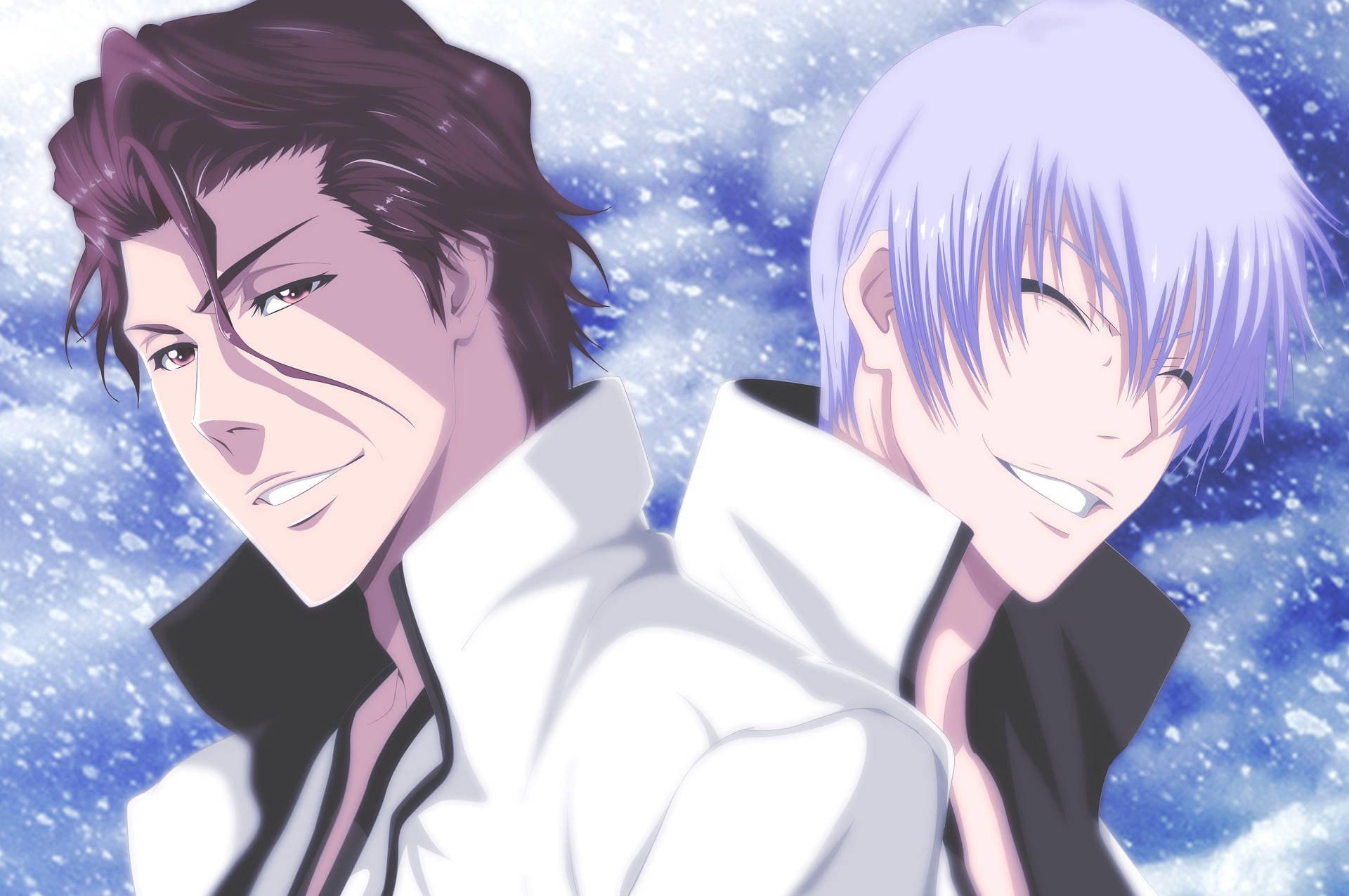 Sosuke Aizen, Gin Ichimaru, Bleach, HD Desktop wallpaper