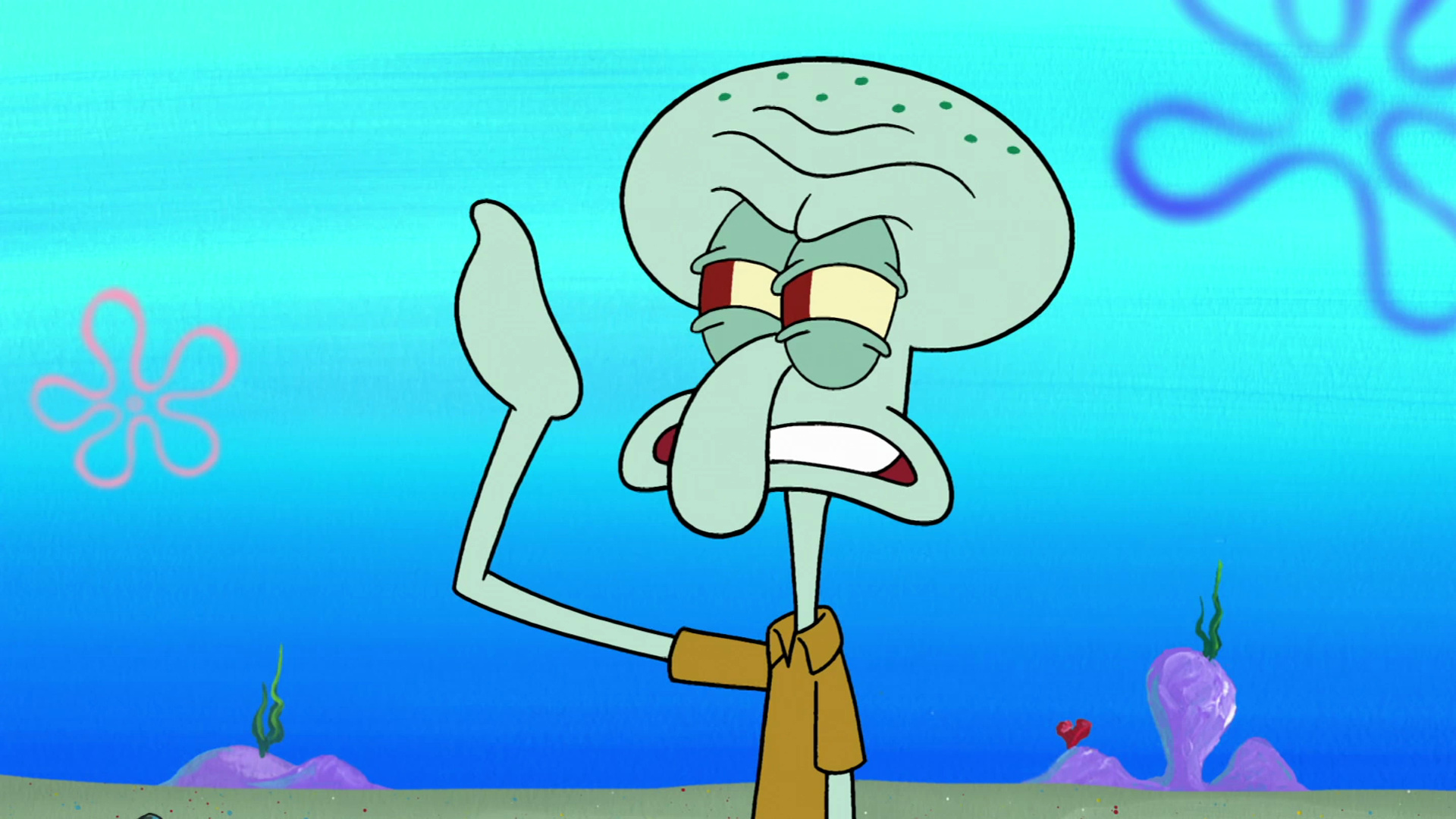 Squidward, SpongeBob SquarePants, Animation, HD, 1920x1080 Full HD Desktop