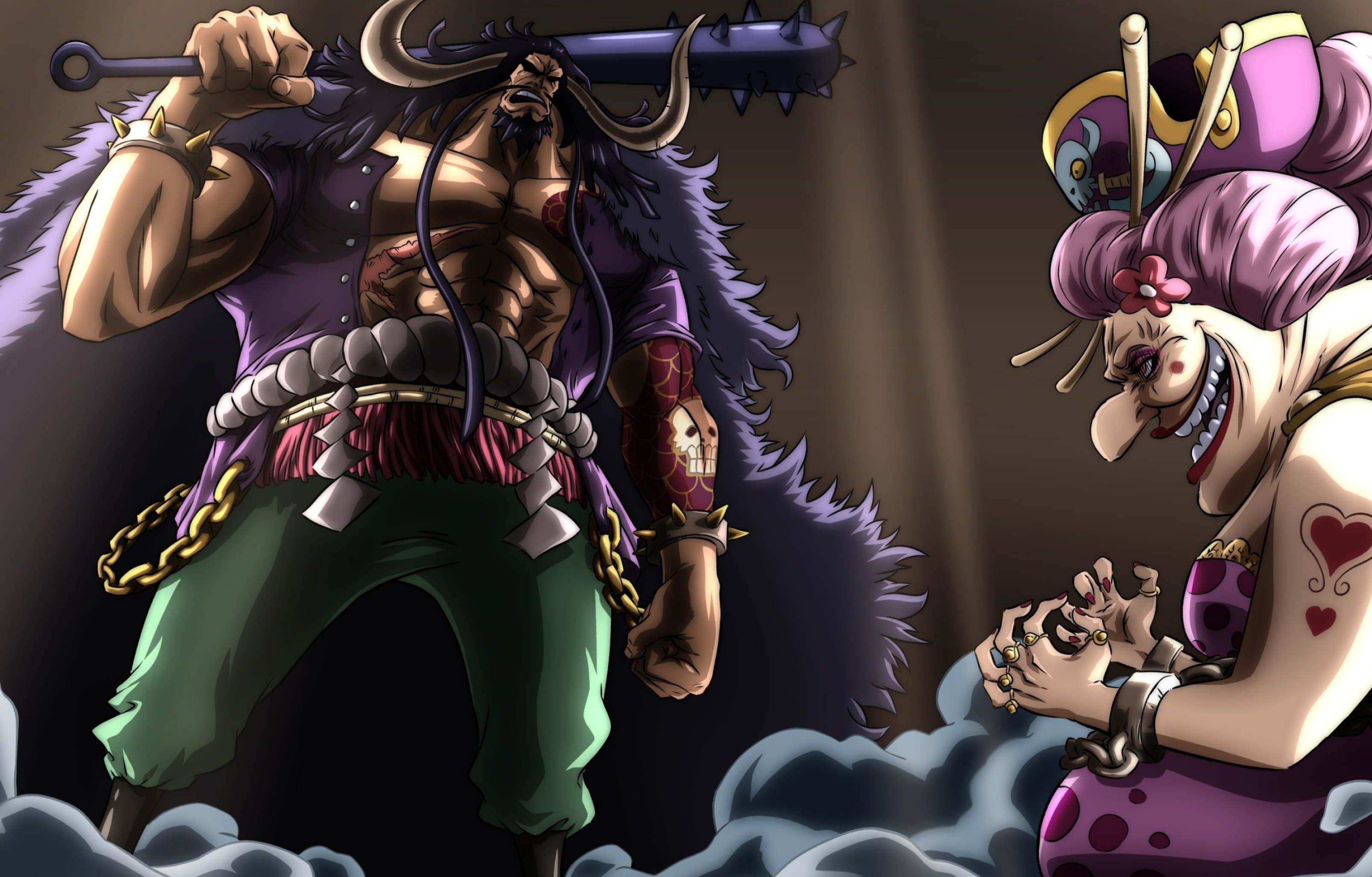 Charlotte Linlin, Kaido alliance, One Piece saga, Thrilling chapter, 3220x2060 HD Desktop