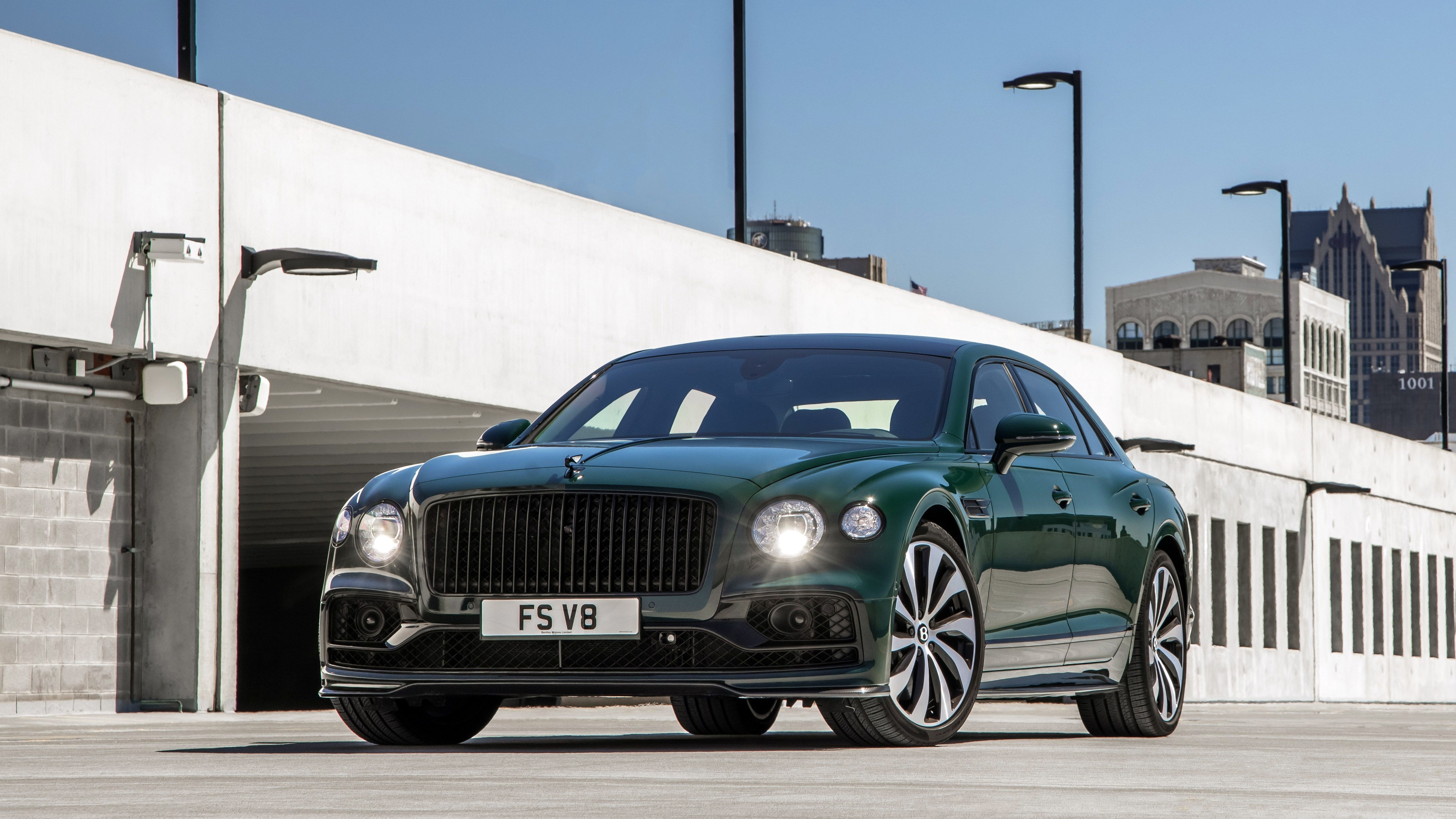 2021 Model, Bentley Flying Spur Wallpaper, 3840x2160 4K Desktop