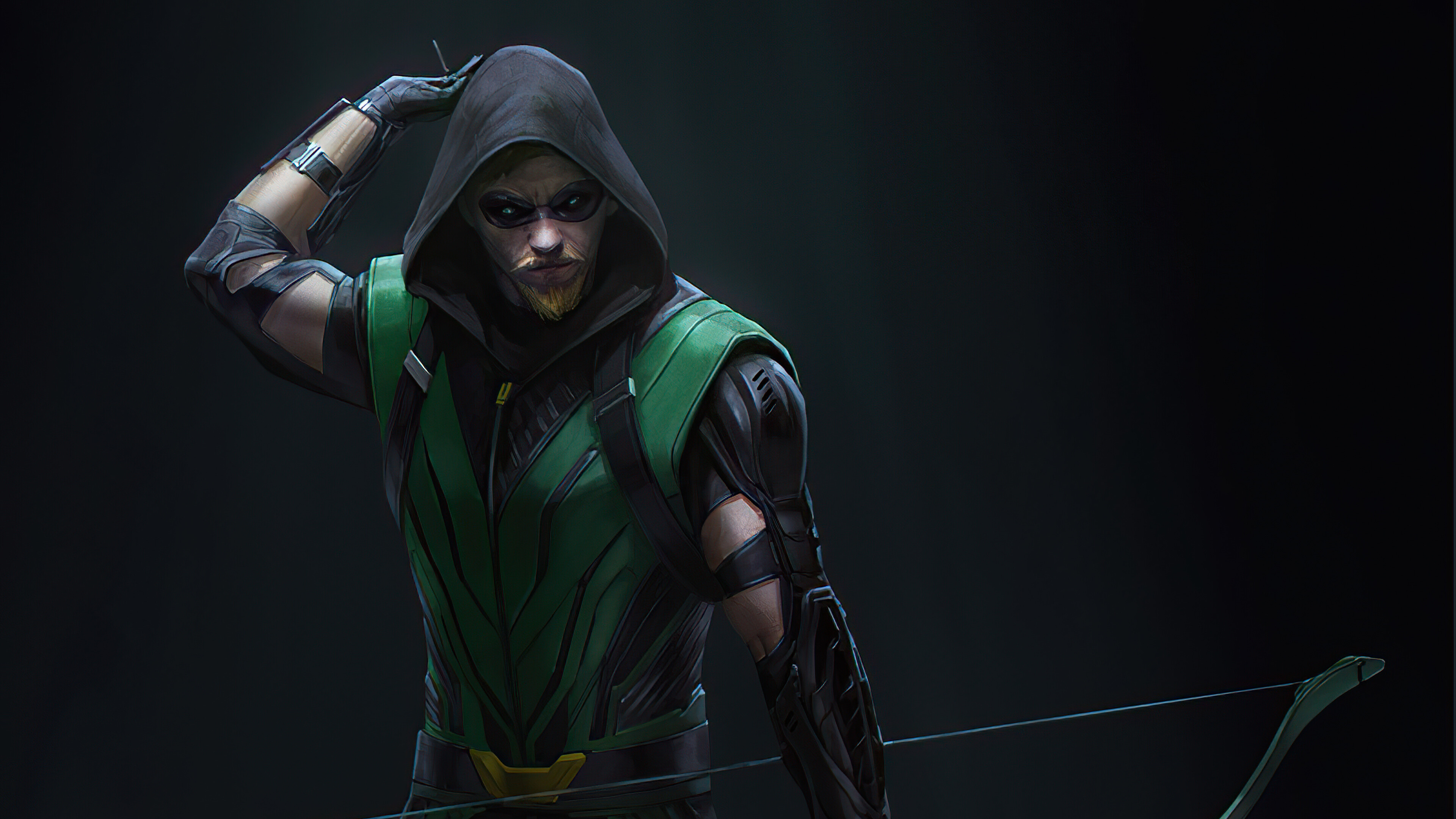 Green Arrow, Injustice 2 appearance, Archery mastery, Heroic wallpapers, 3840x2160 4K Desktop